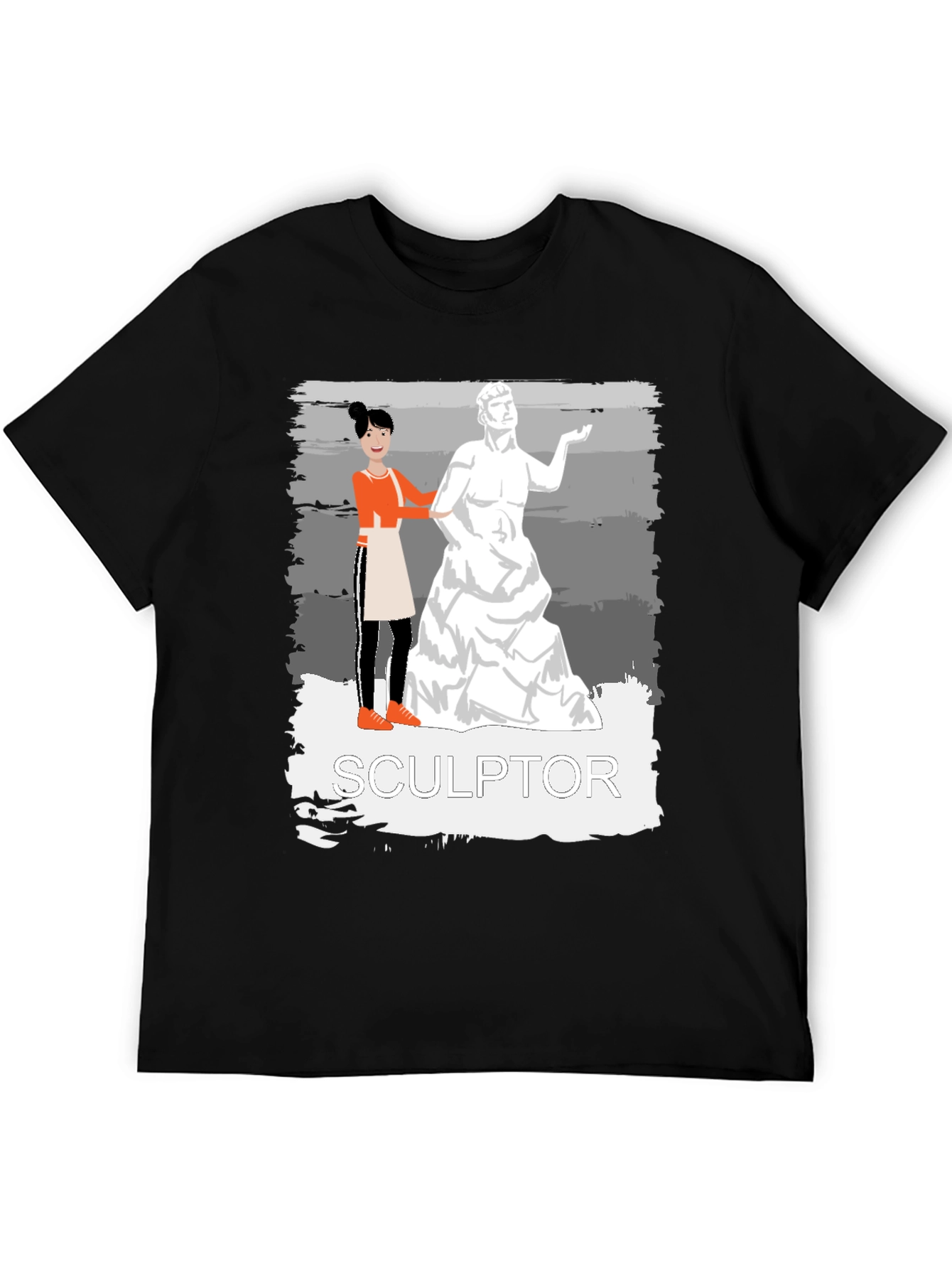 Sculptor Graphic Tee - Artistic Unisex T-Shirt