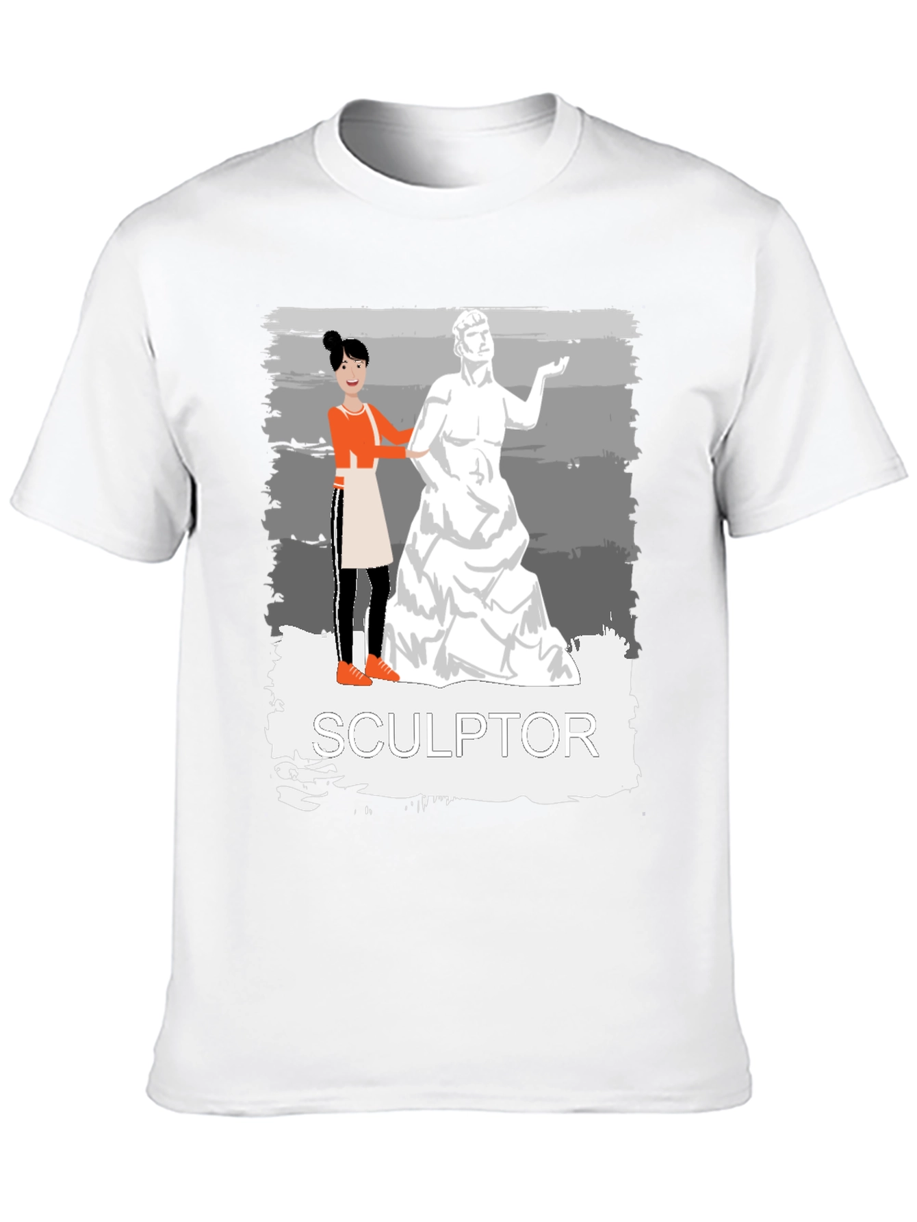 Sculptor Graphic Tee - Artistic Unisex T-Shirt