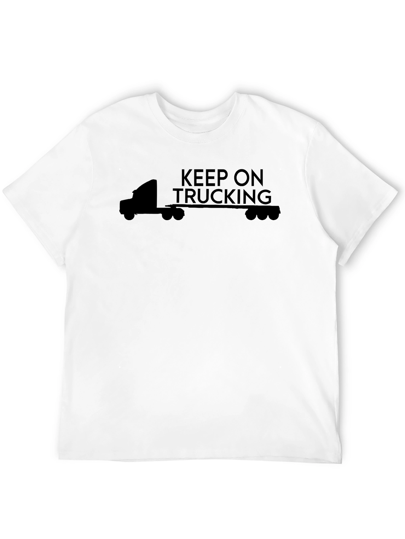 Keep On Trucking Graphic T-Shirt - Black