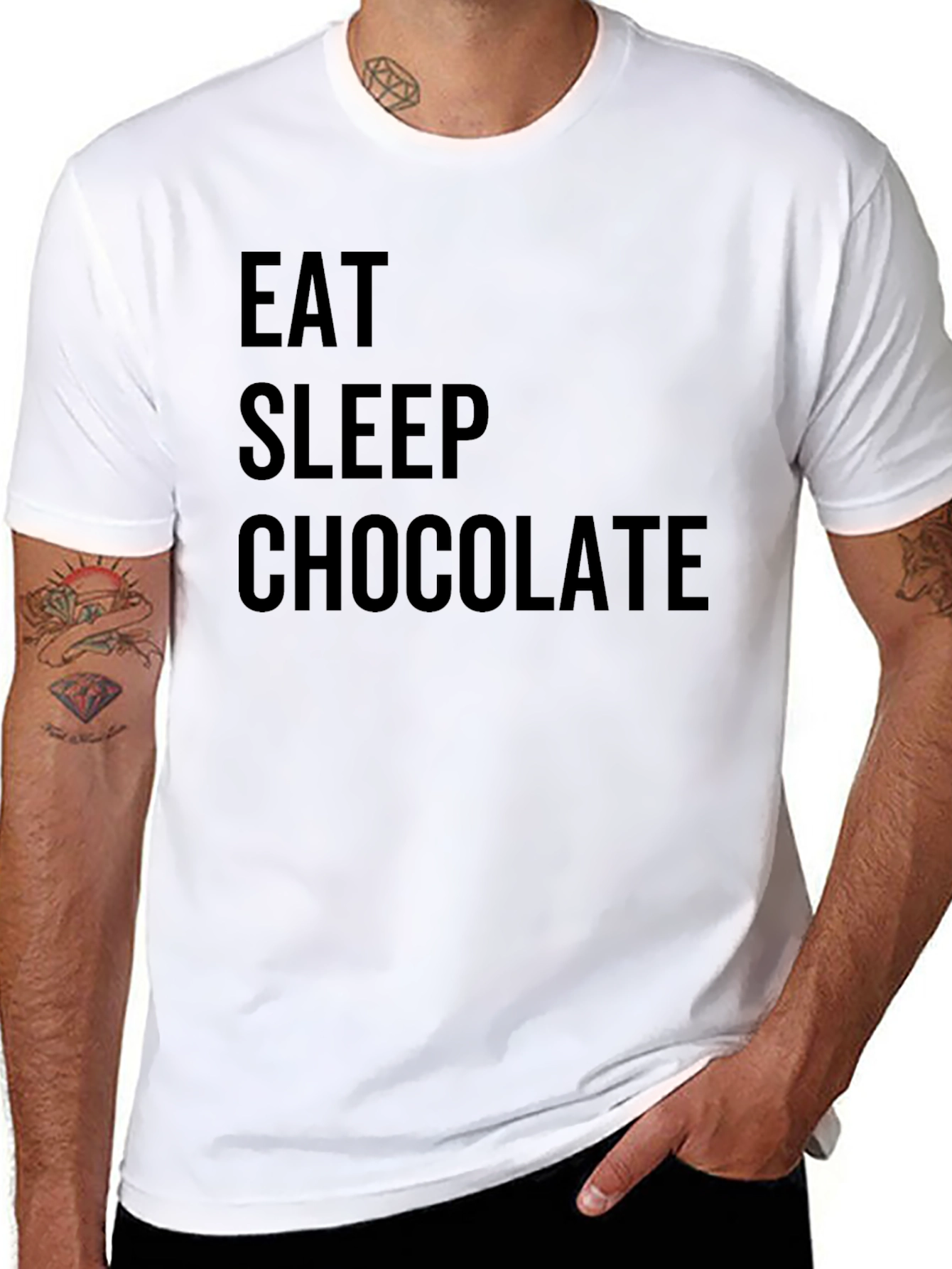 Eat Sleep Chocolate Black Tee