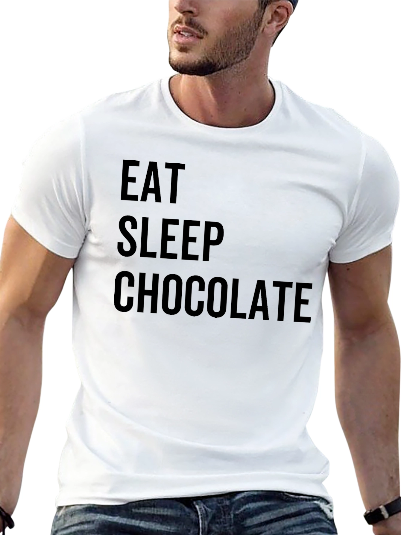 Eat Sleep Chocolate Black Tee