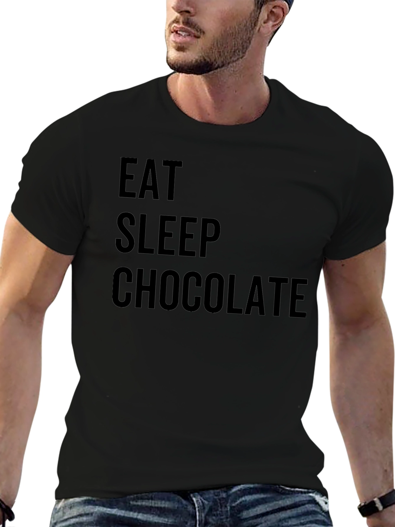 Eat Sleep Chocolate Black Tee