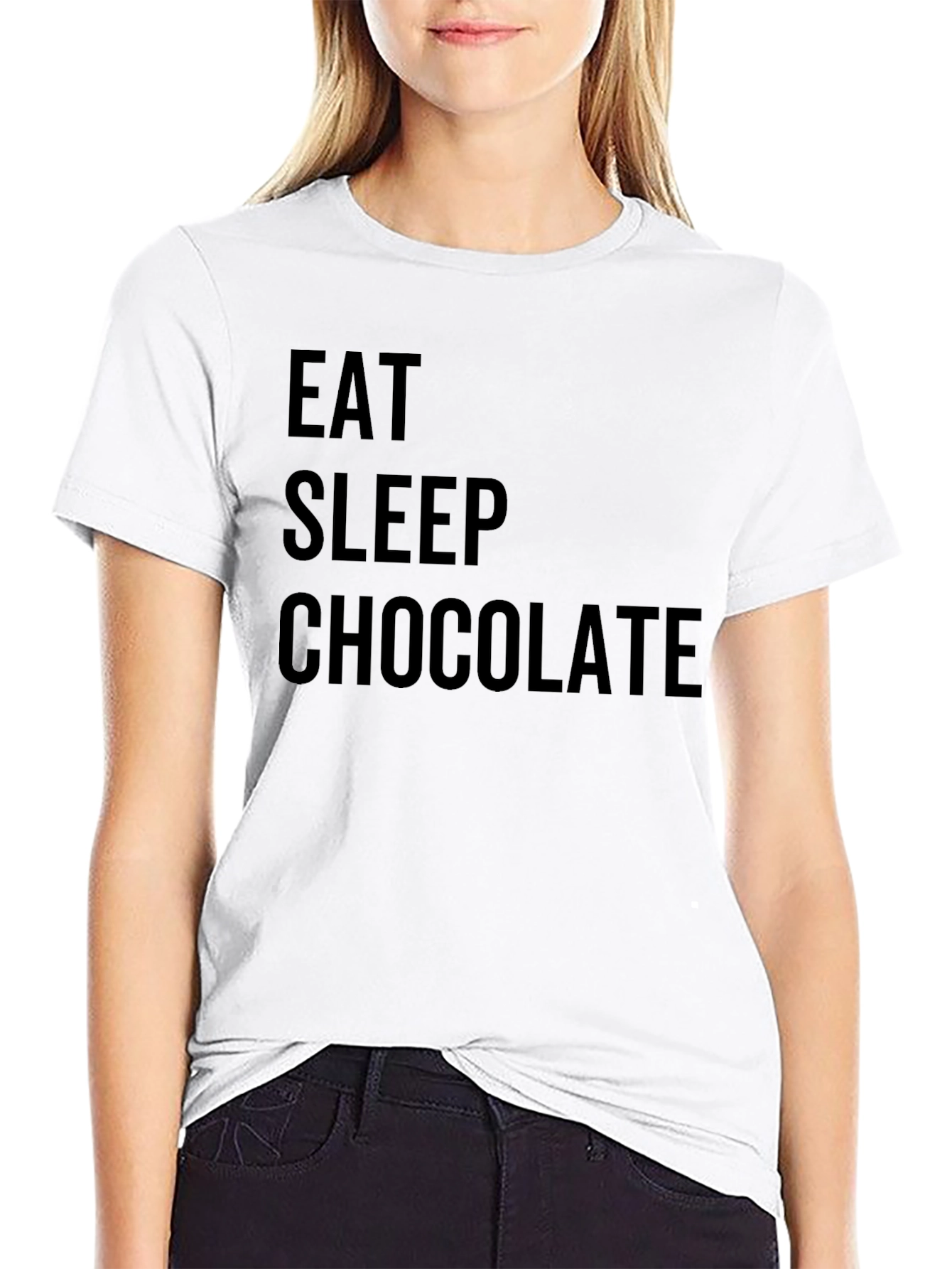 Eat Sleep Chocolate Black Tee