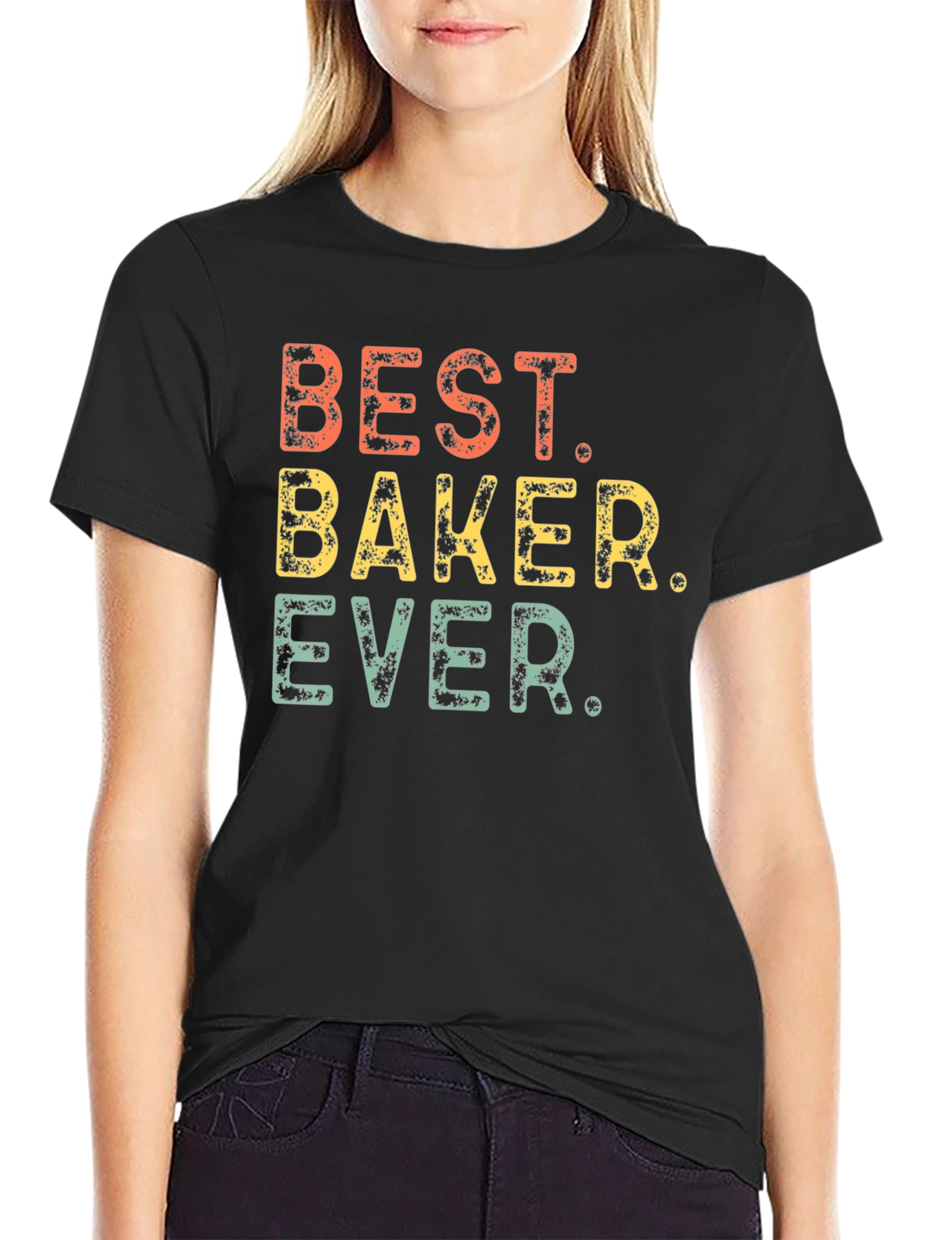 Best Baker Ever Graphic Tee - Retro Style Shirt