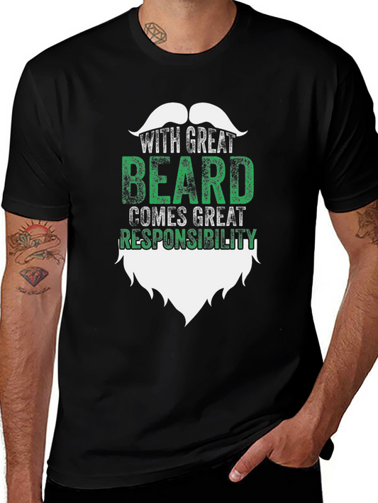 Great Beard Responsibility Graphic Tee