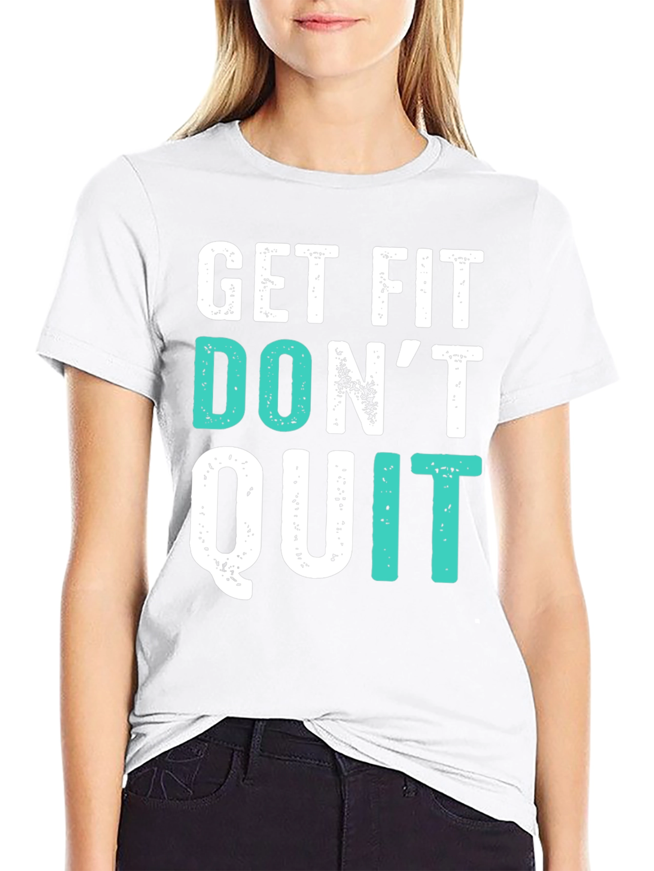 Get Fit Dont Quit Graphic Tee