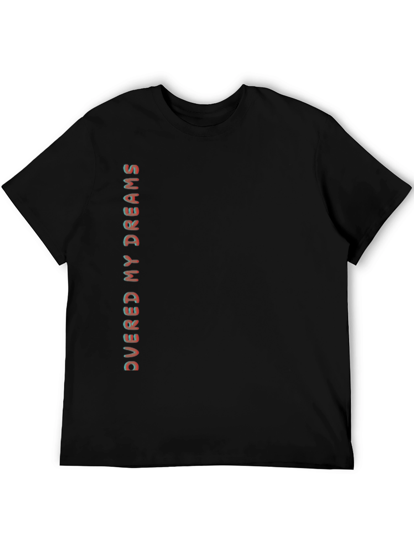 Dream-Themed Black Graphic Tee