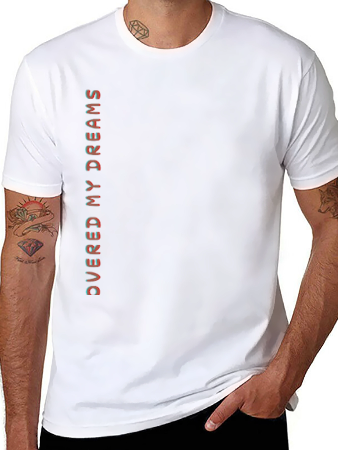 Dream-Themed Black Graphic Tee