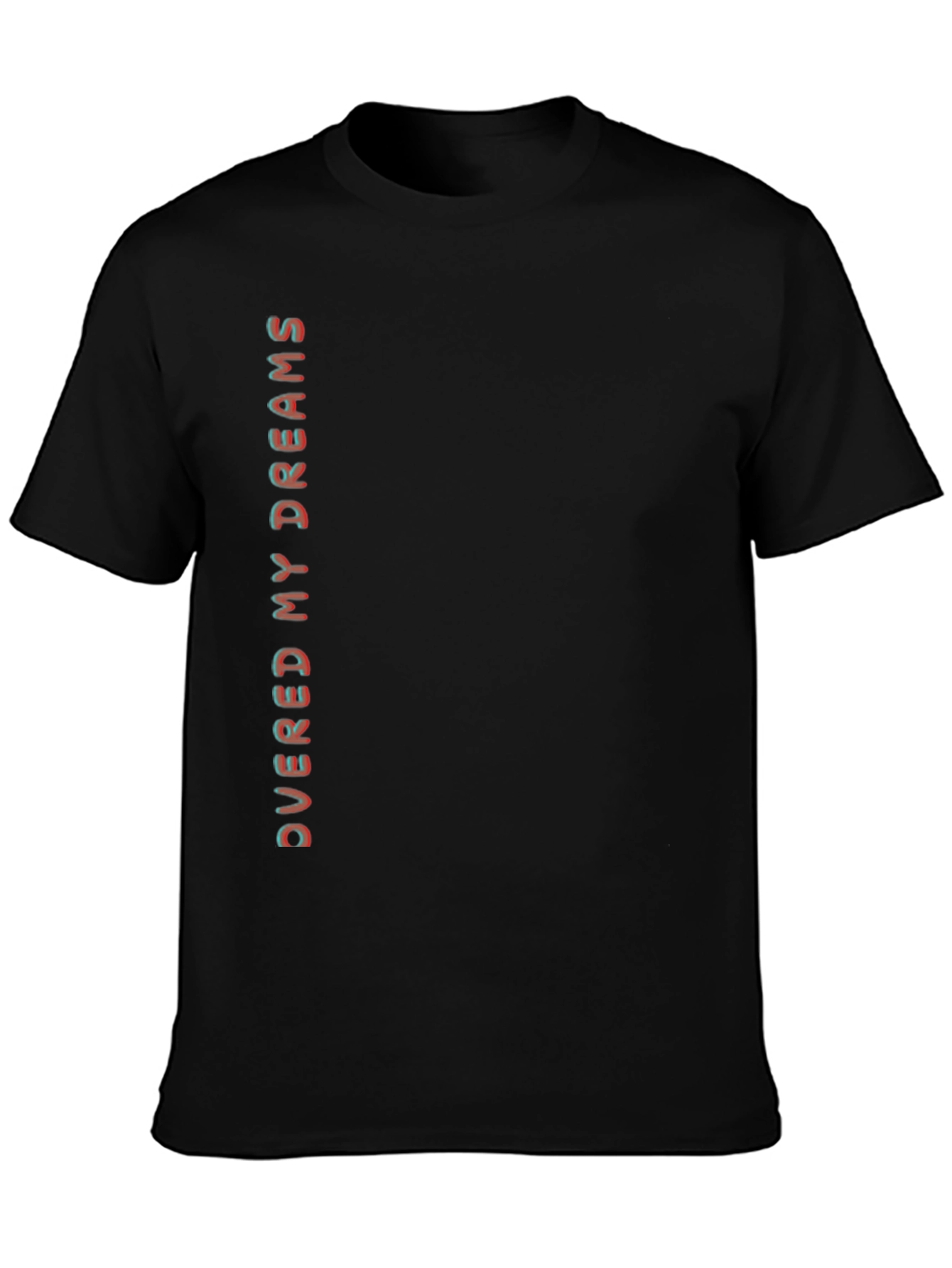 Dream-Themed Black Graphic Tee