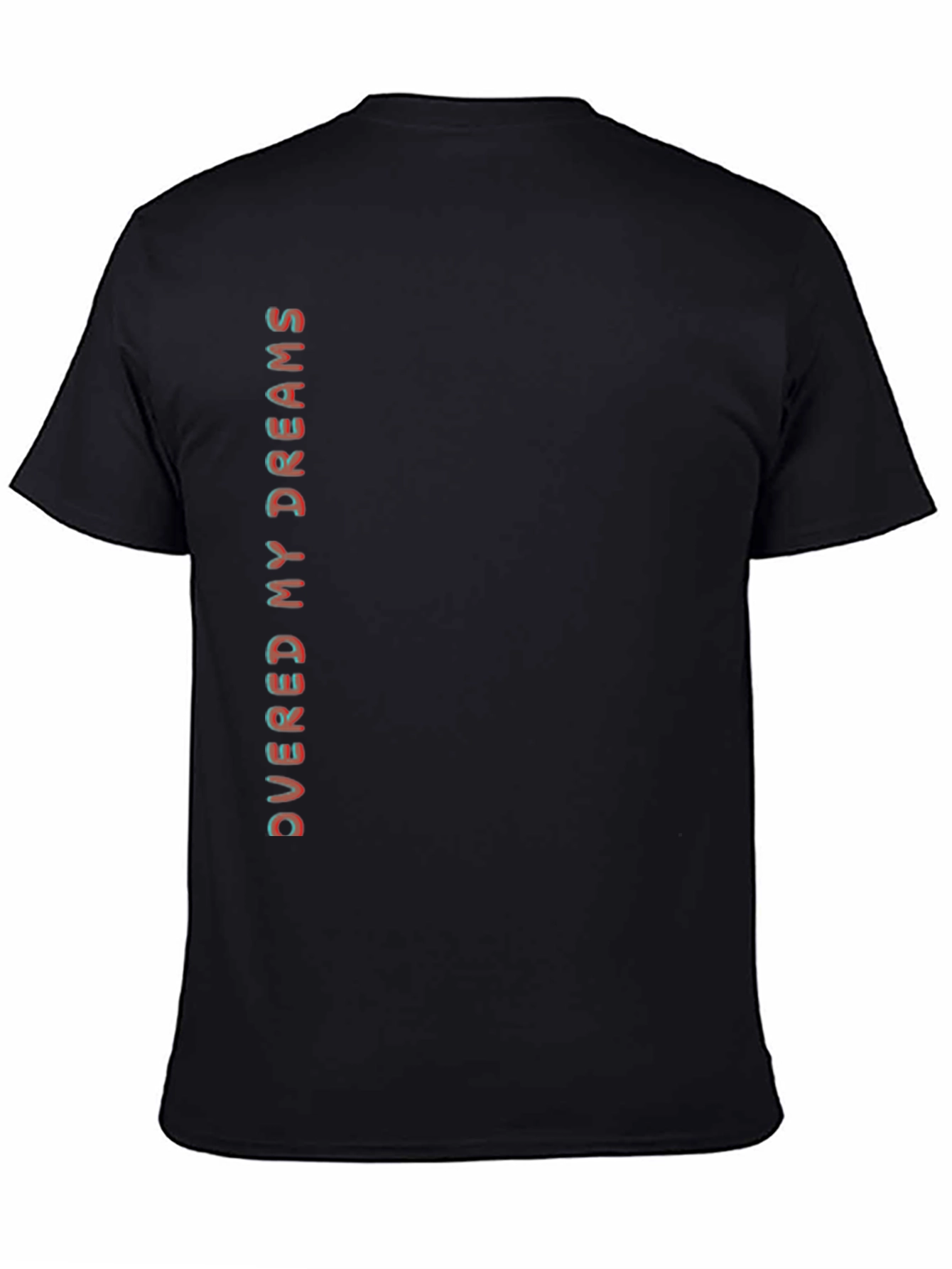 Dream-Themed Black Graphic Tee