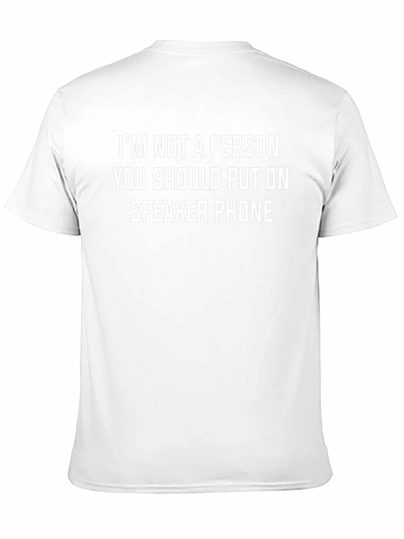 Speaker Phone Funny Graphic T-Shirt