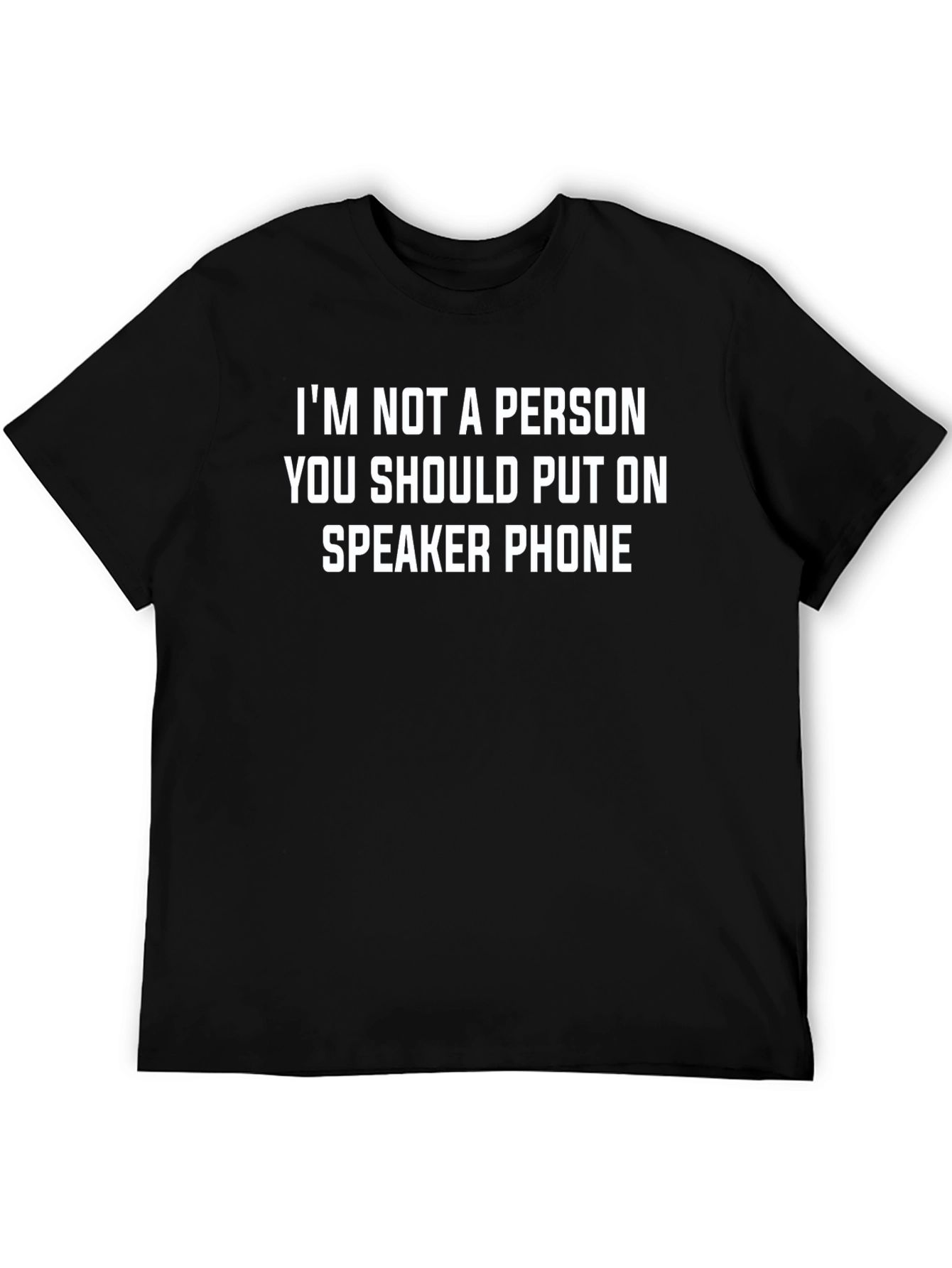 Speaker Phone Funny Graphic T-Shirt