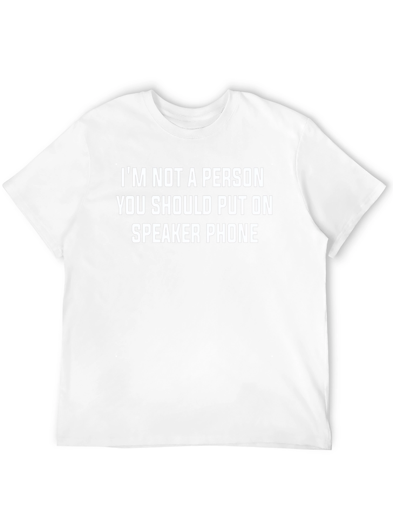 Speaker Phone Funny Graphic T-Shirt
