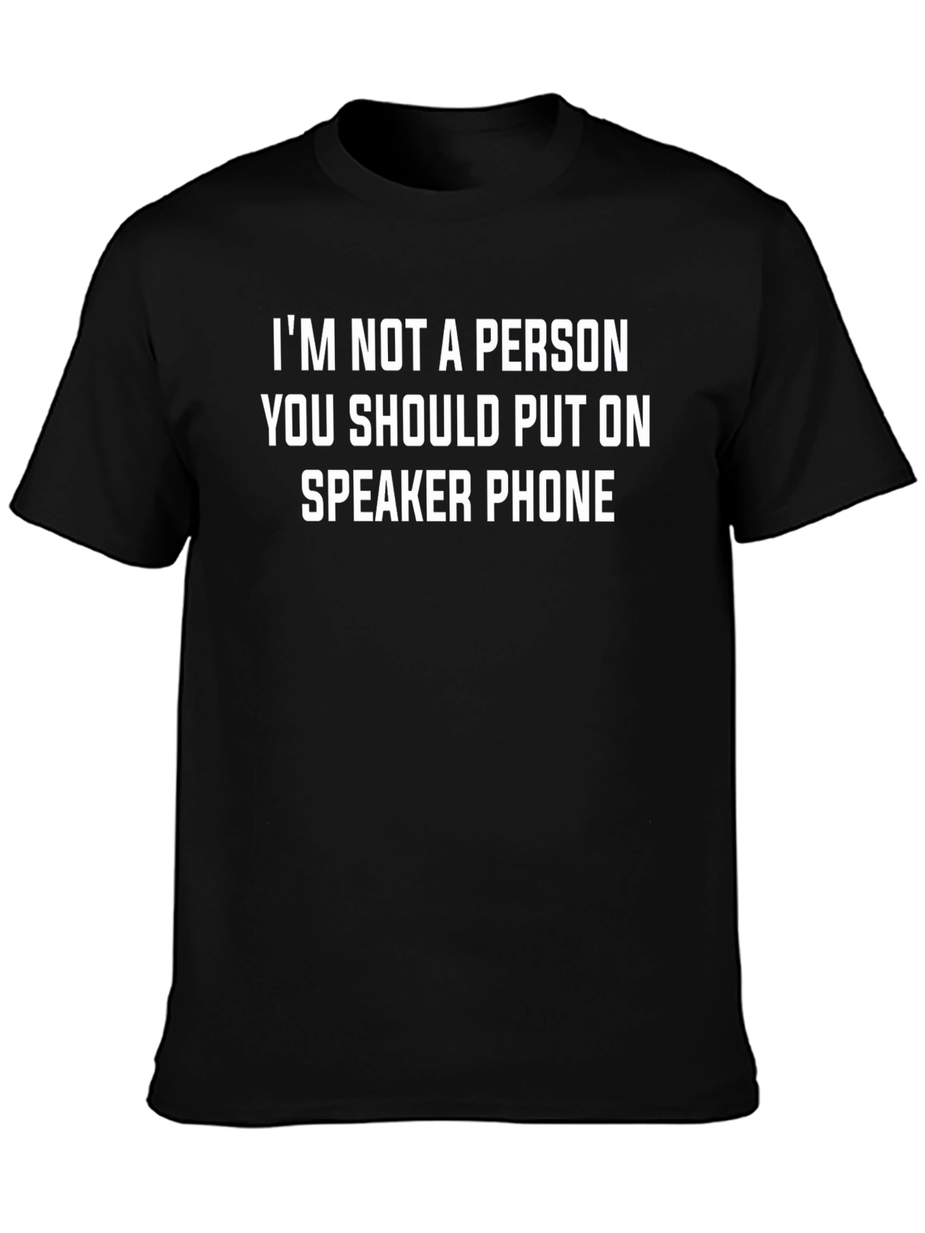 Speaker Phone Funny Graphic T-Shirt