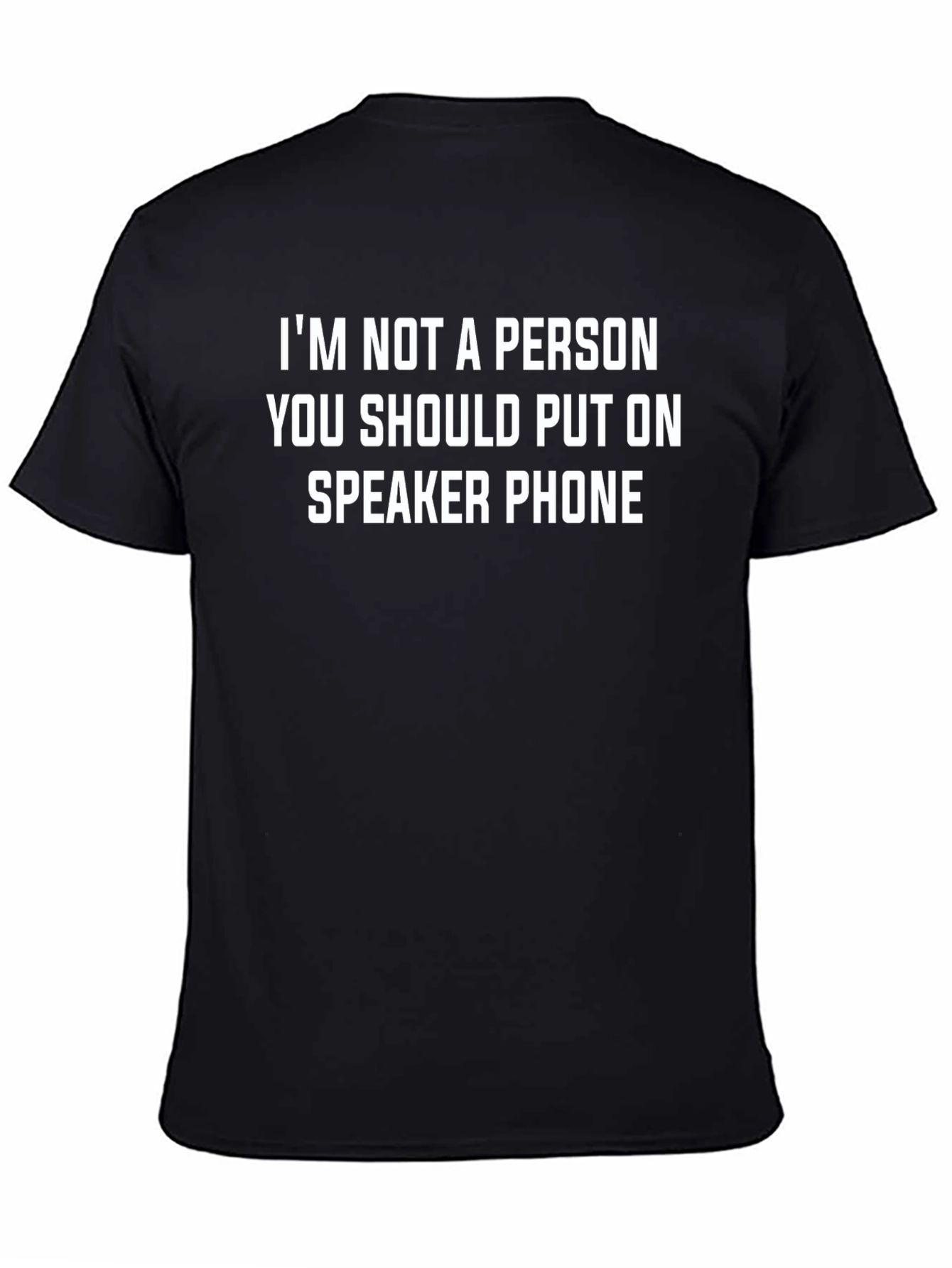 Speaker Phone Funny Graphic T-Shirt