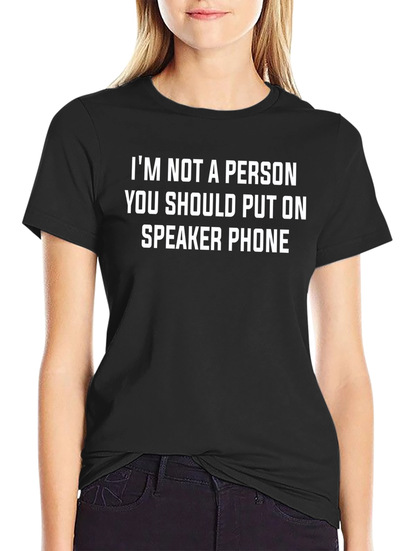 Speaker Phone Funny Graphic T-Shirt