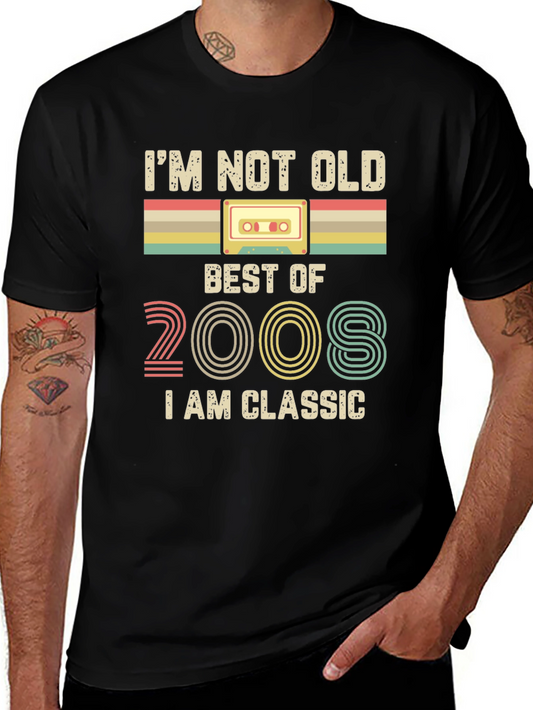 Retro 2008 Birthday T-Shirt - Im Not Old Im Classic!