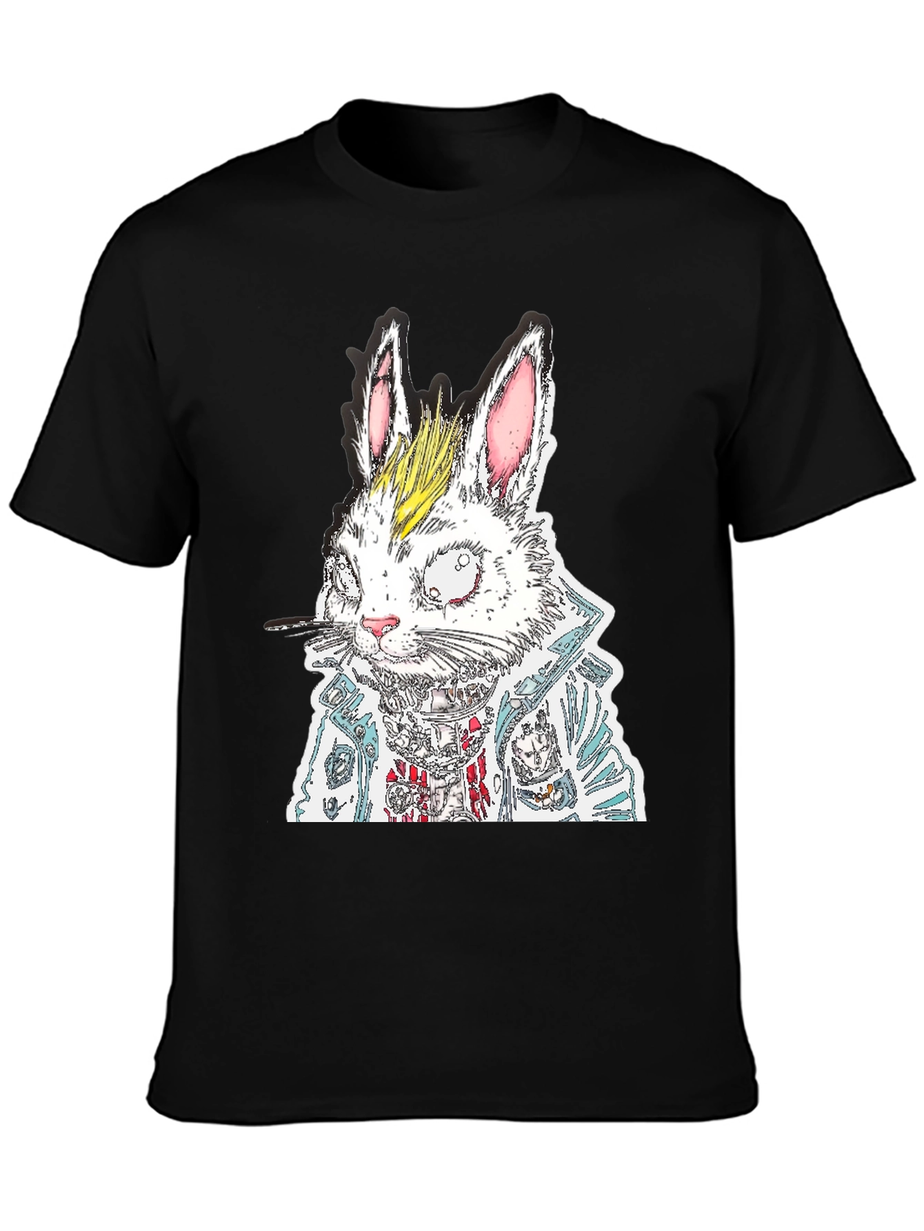 Punk Rabbit Graphic T-Shirt