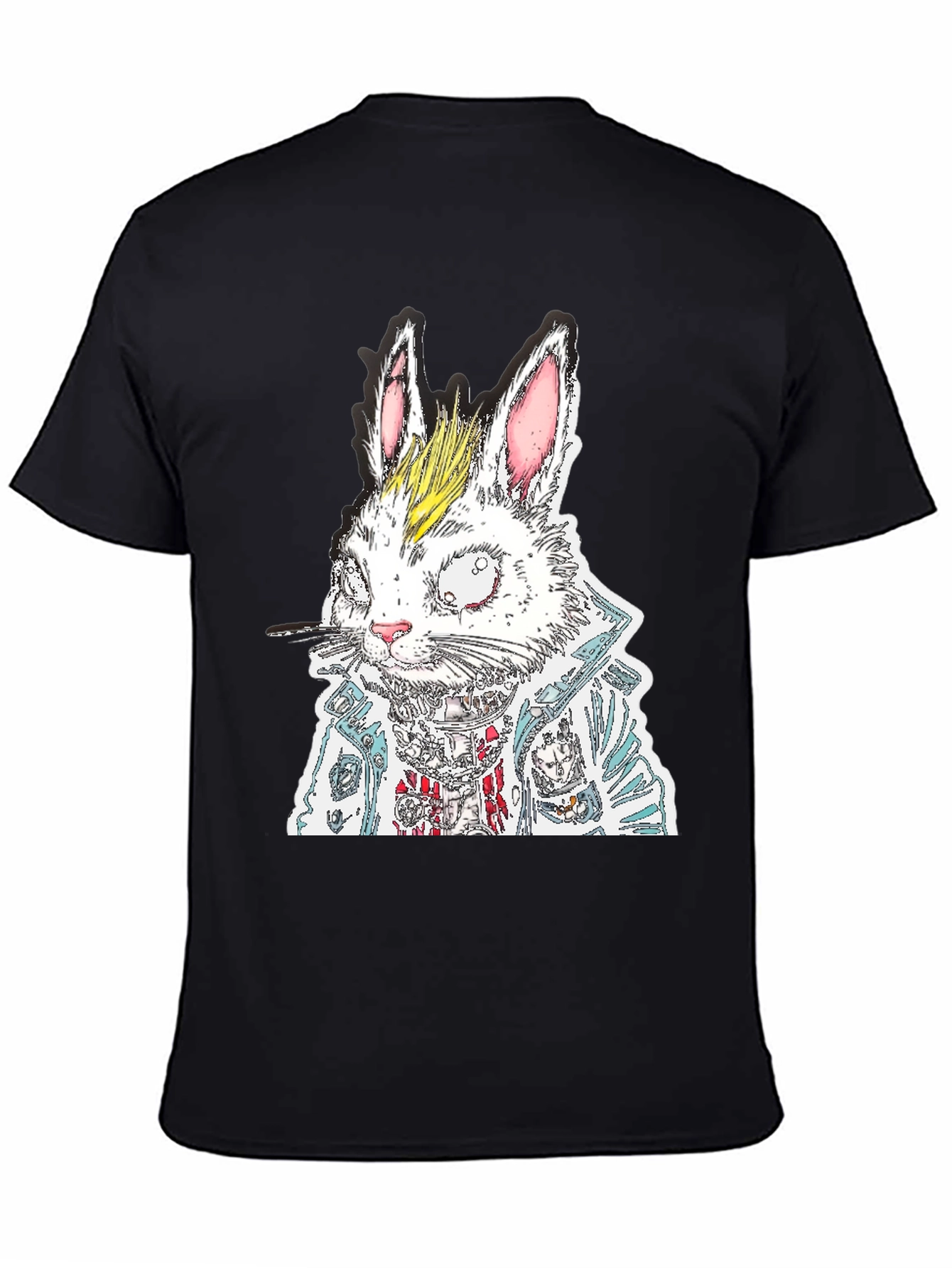 Punk Rabbit Graphic T-Shirt