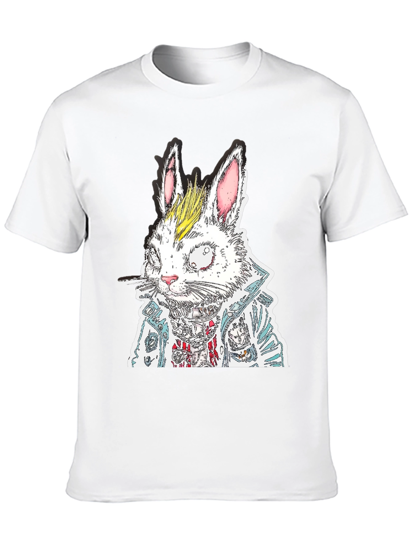 Punk Rabbit Graphic T-Shirt