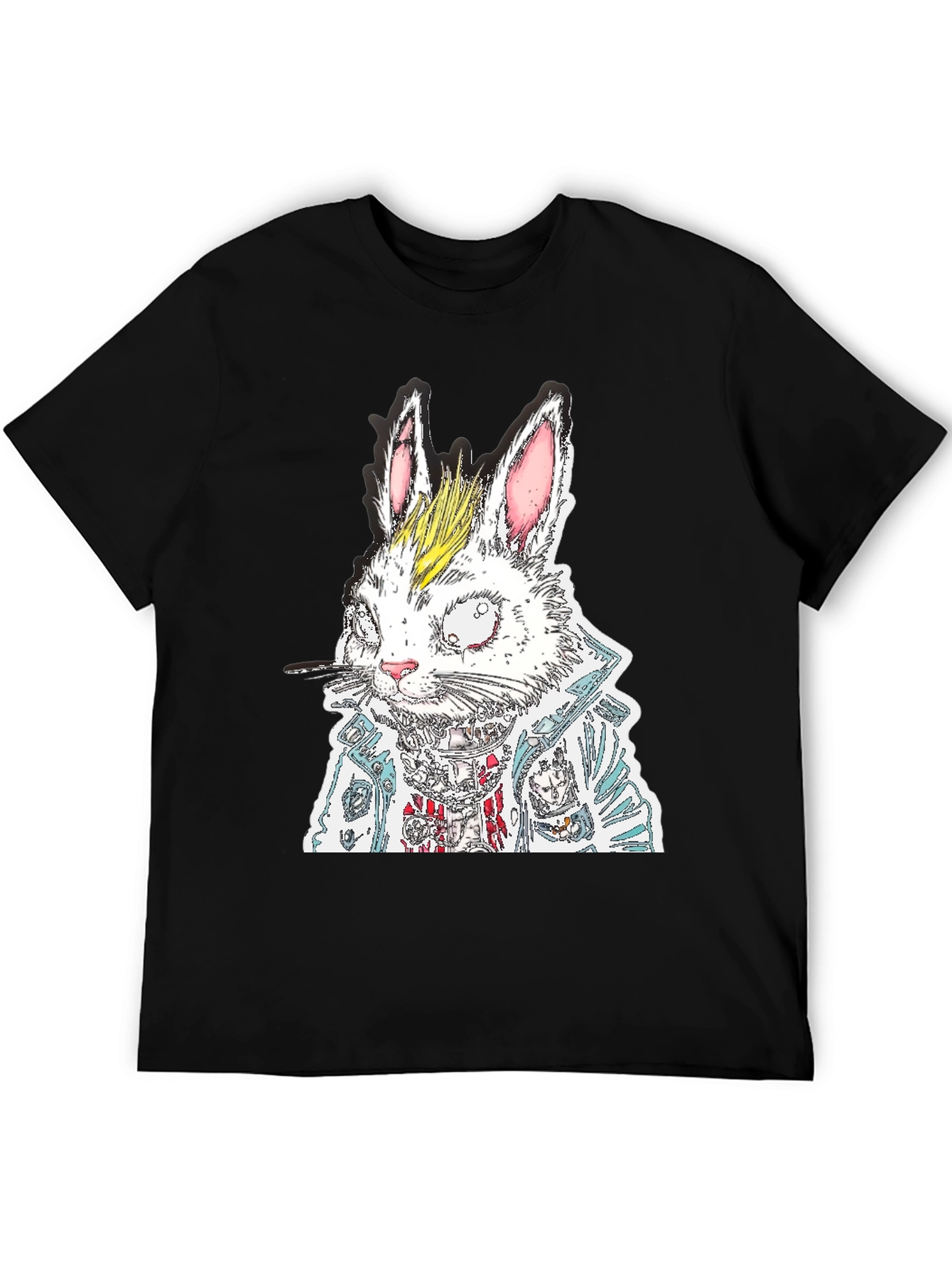 Punk Rabbit Graphic T-Shirt