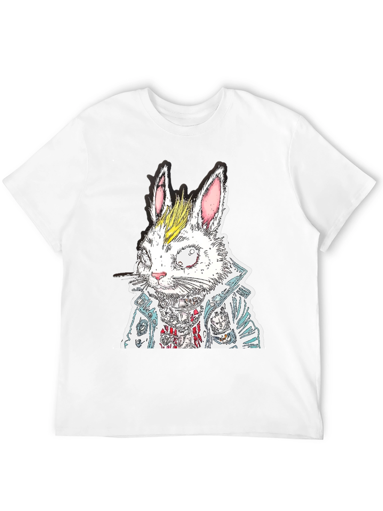 Punk Rabbit Graphic T-Shirt