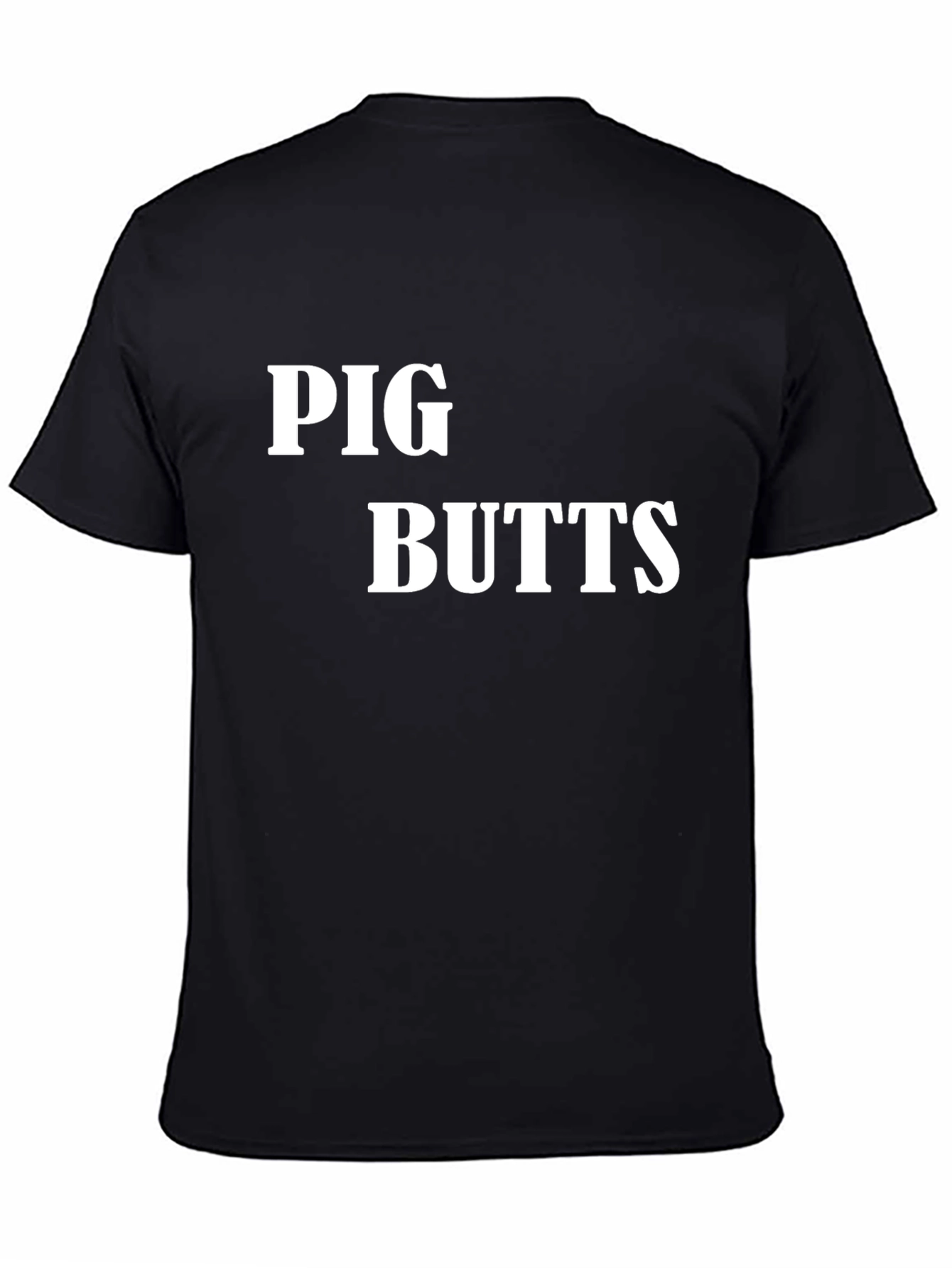 Pig Butts Novelty Graphic Tee - Funny T-Shirt