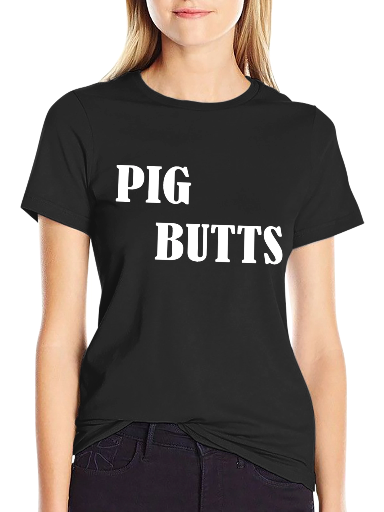 Pig Butts Novelty Graphic Tee - Funny T-Shirt