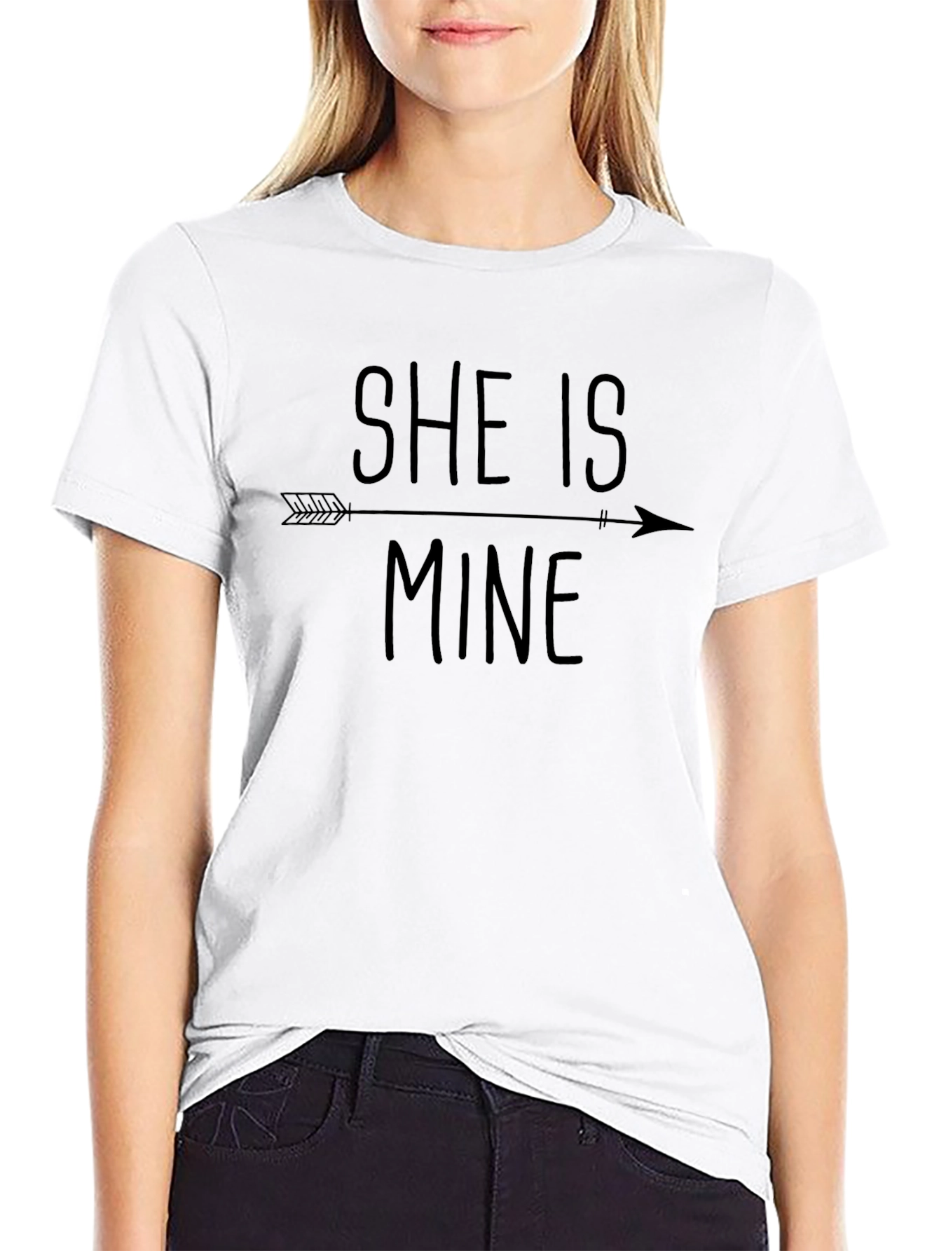 She is Mine - Novelty Mens Graphic T-Shirt