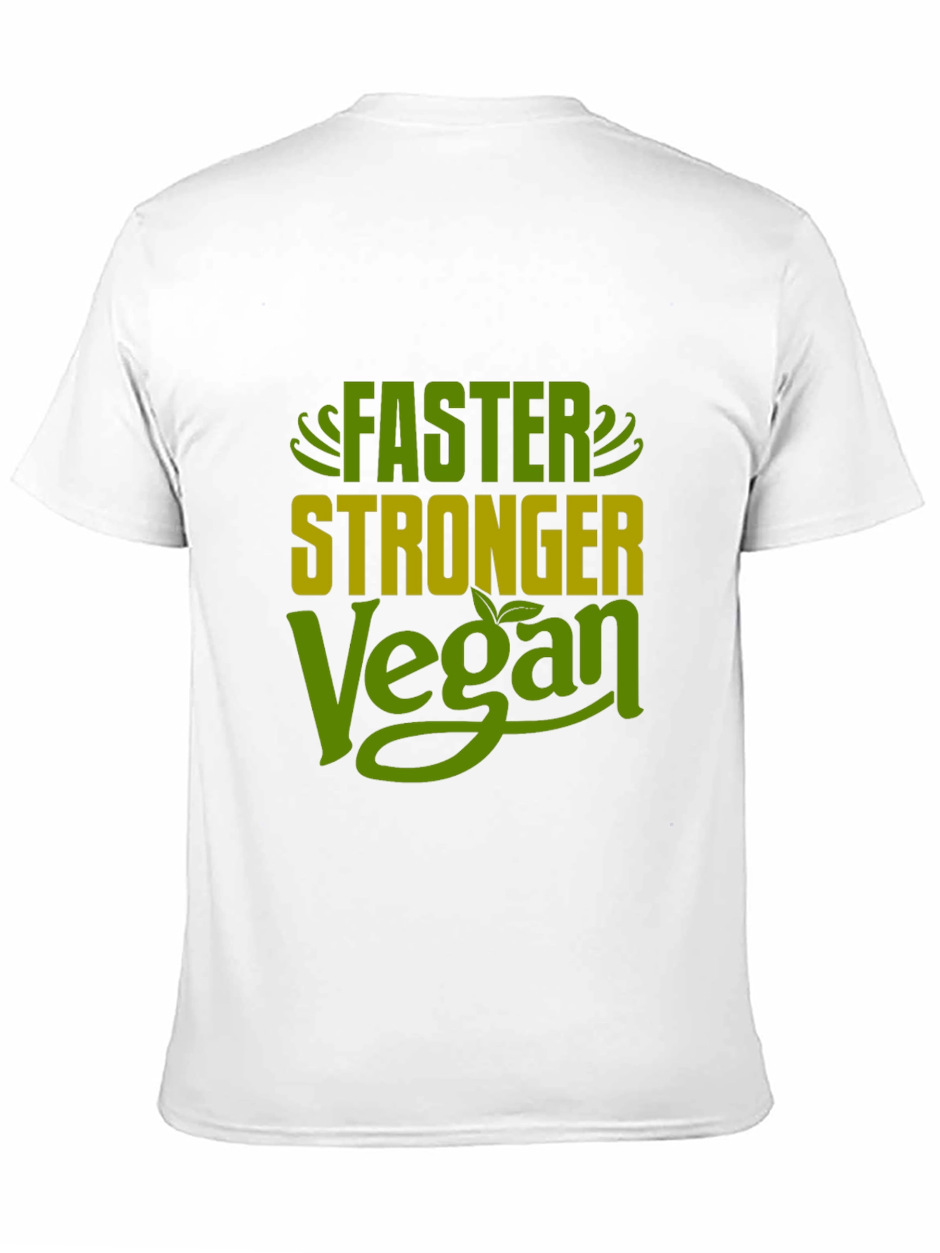 Faster Stronger Vegan T-Shirt - Plant Based Fitness