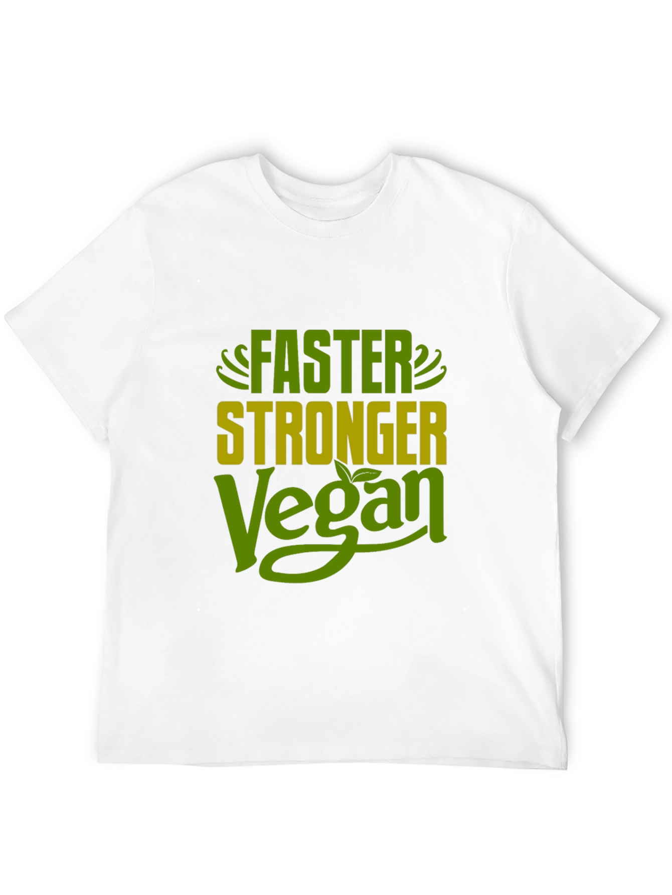 Faster Stronger Vegan T-Shirt - Plant Based Fitness