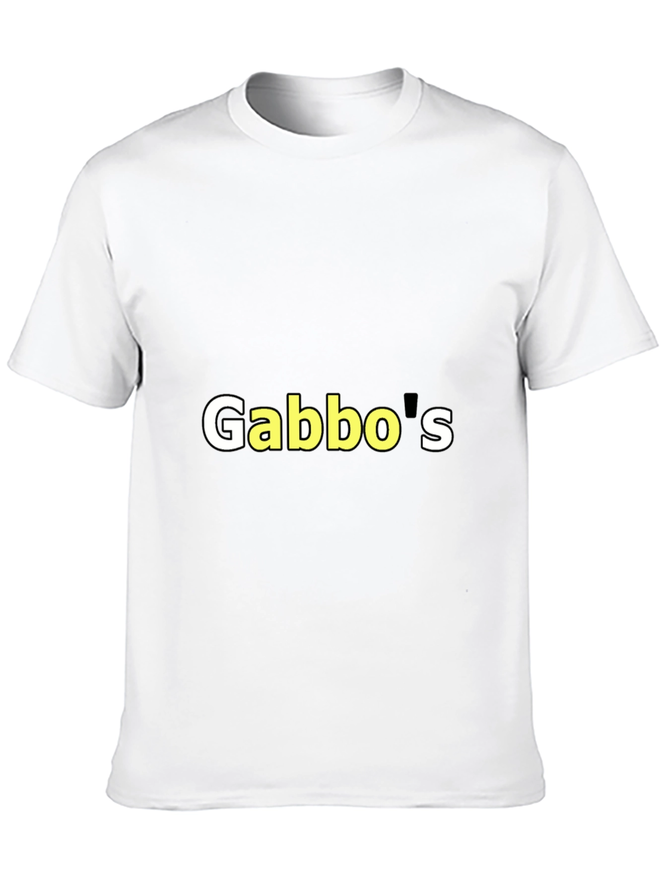 Gabbos Graphic Print Black T-Shirt