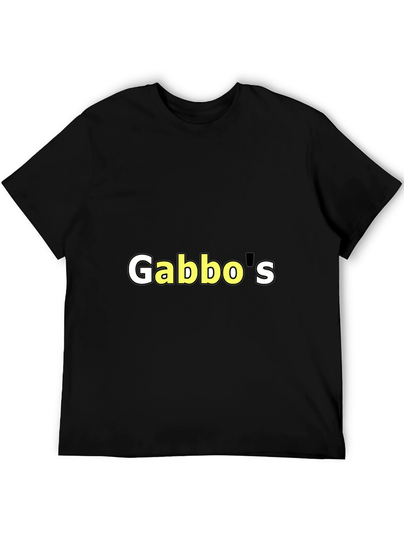 Gabbos Graphic Print Black T-Shirt