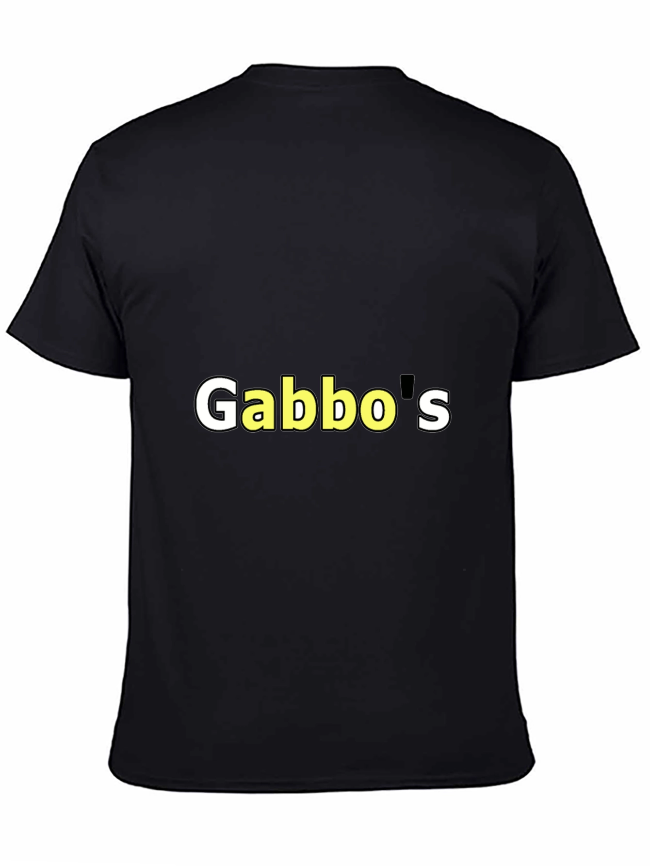 Gabbos Graphic Print Black T-Shirt