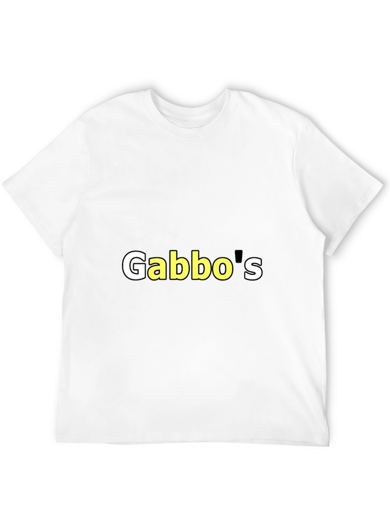 Gabbos Graphic Print Black T-Shirt