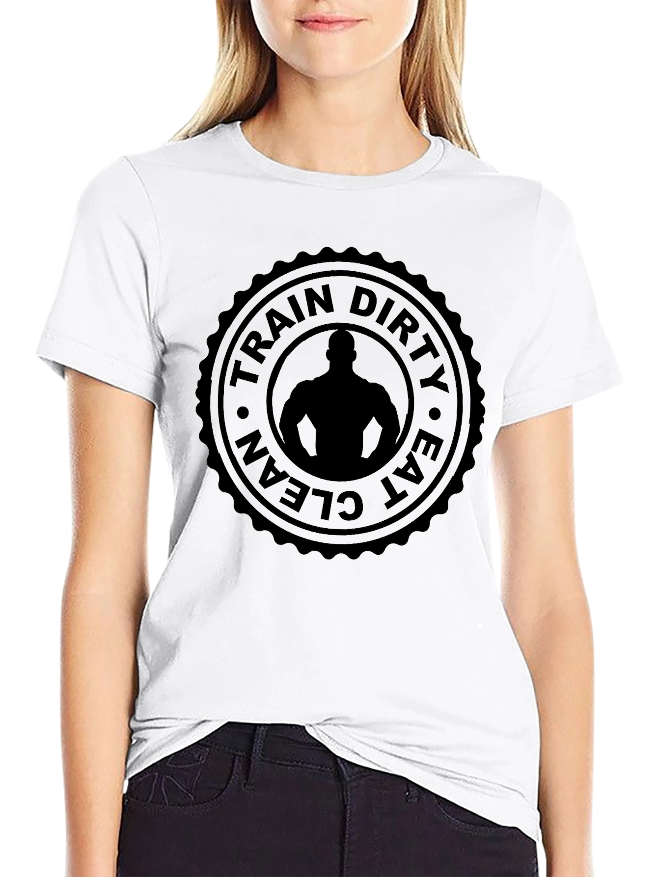 Train Dirty Eat Clean Graphic T-Shirt