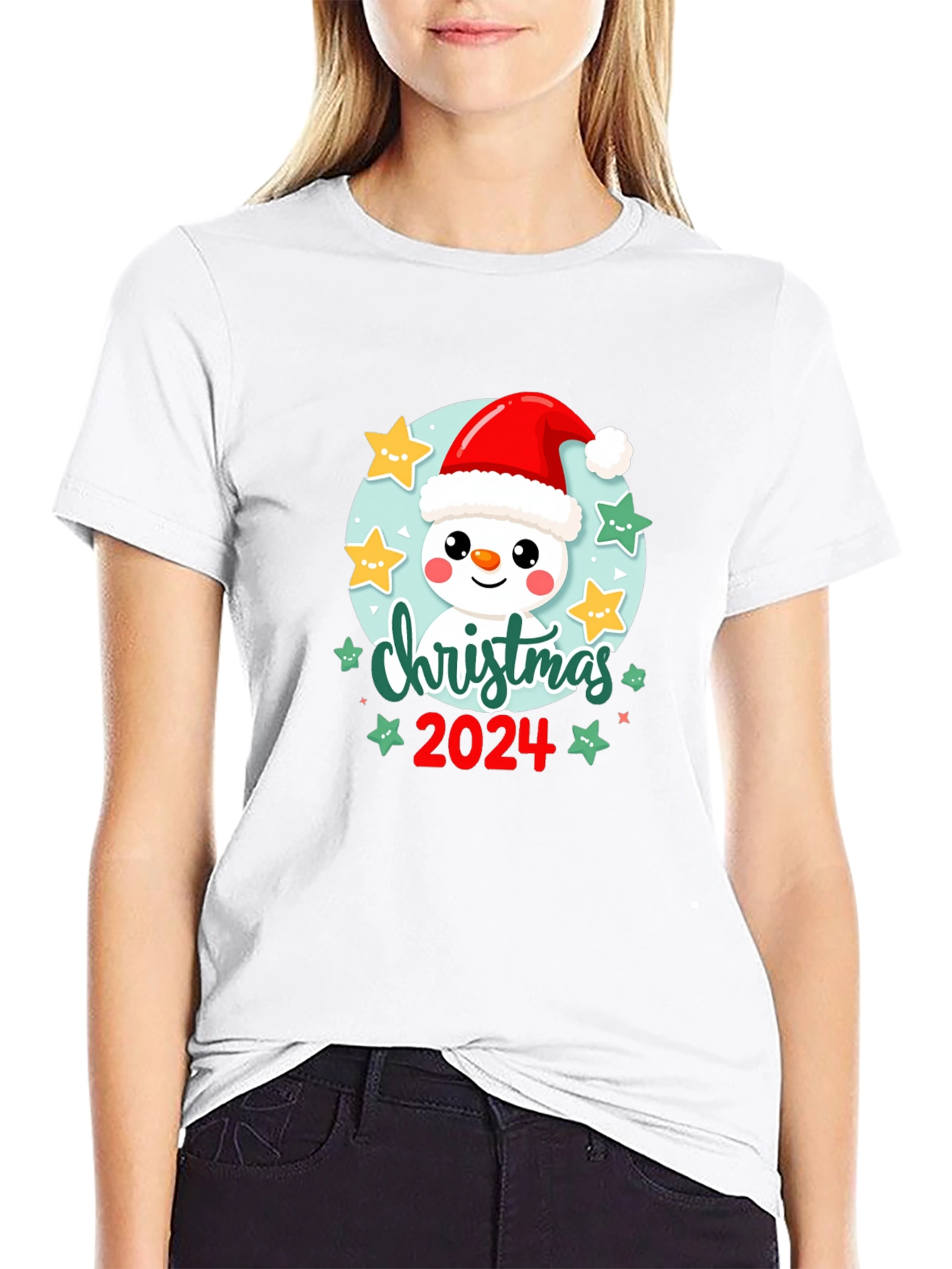 Christmas 2024 Snowman T-Shirt