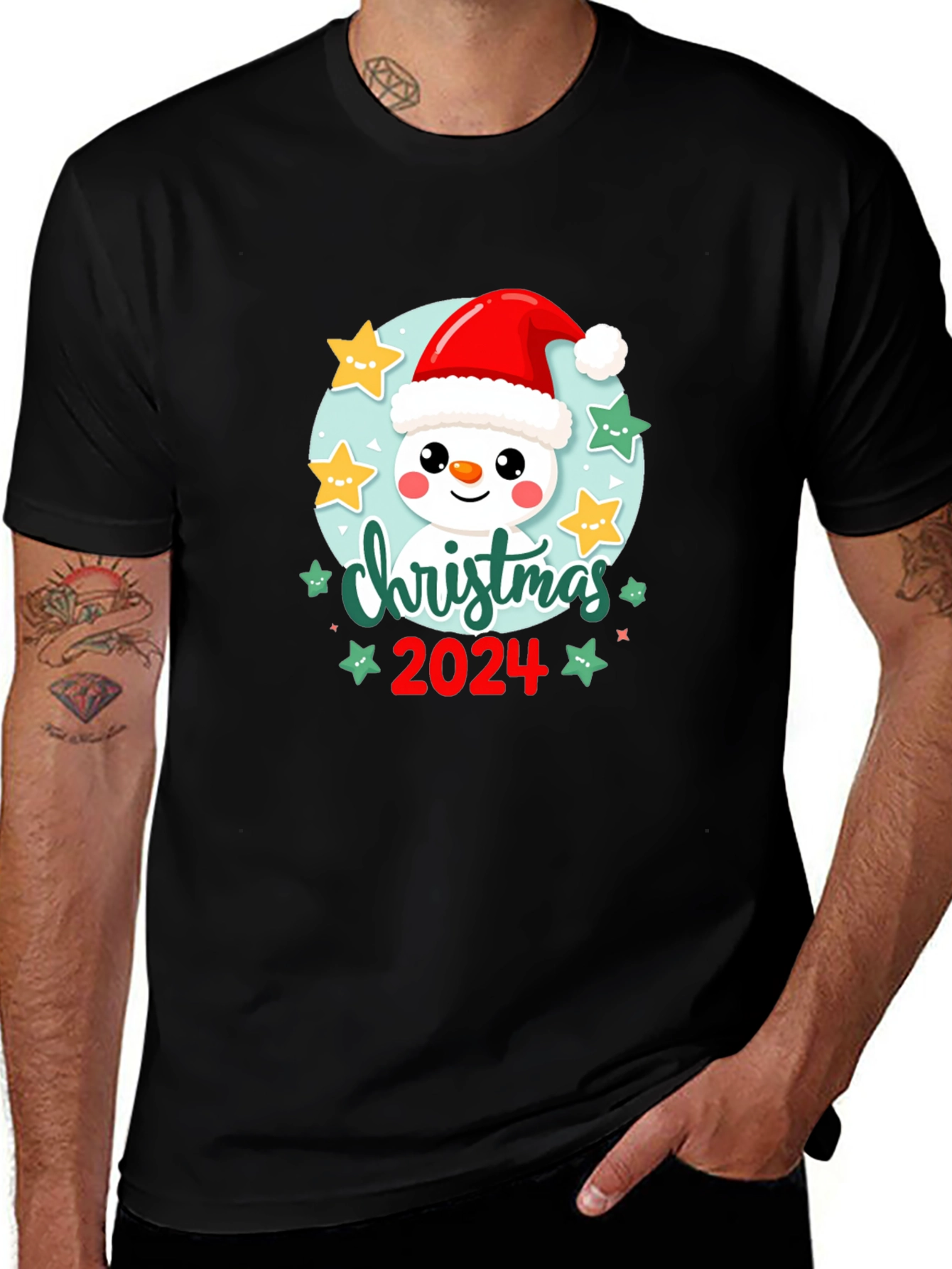 Christmas 2024 Snowman T-Shirt