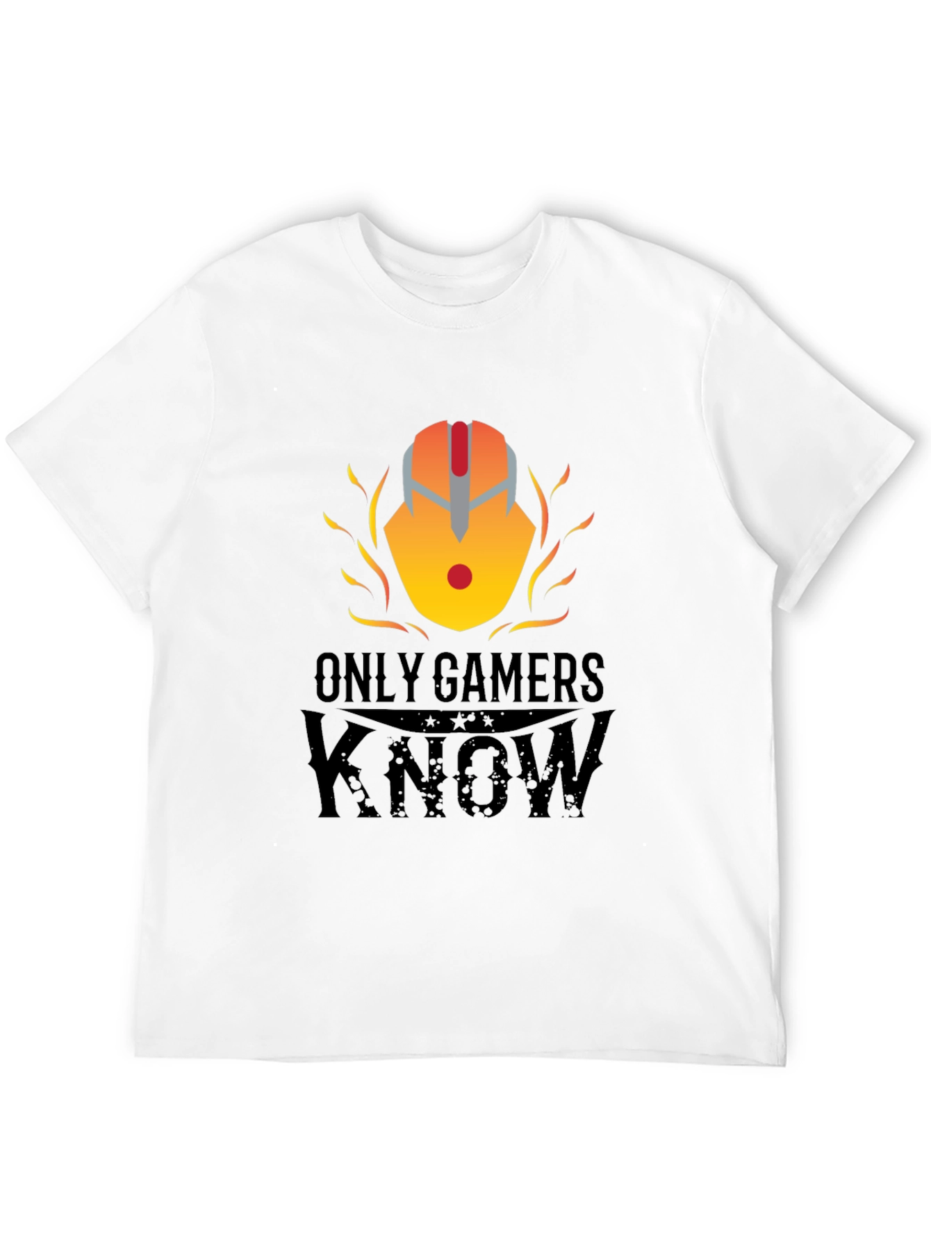 Only Gamers Know Black T-Shirt