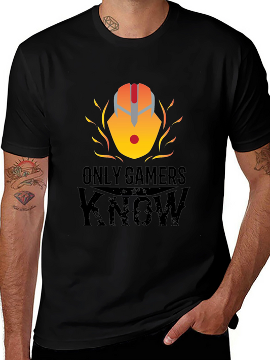 Only Gamers Know Black T-Shirt
