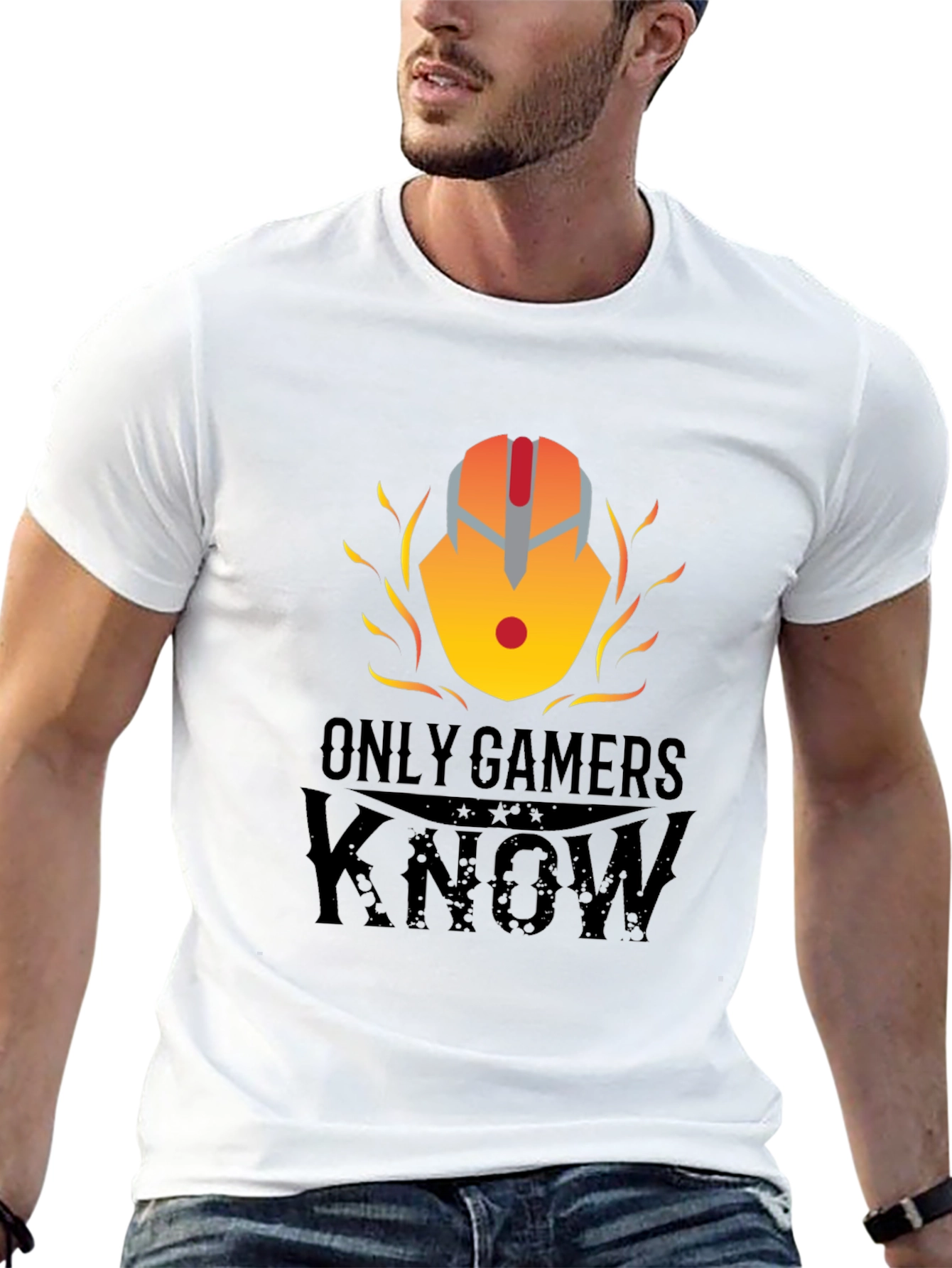 Only Gamers Know Black T-Shirt