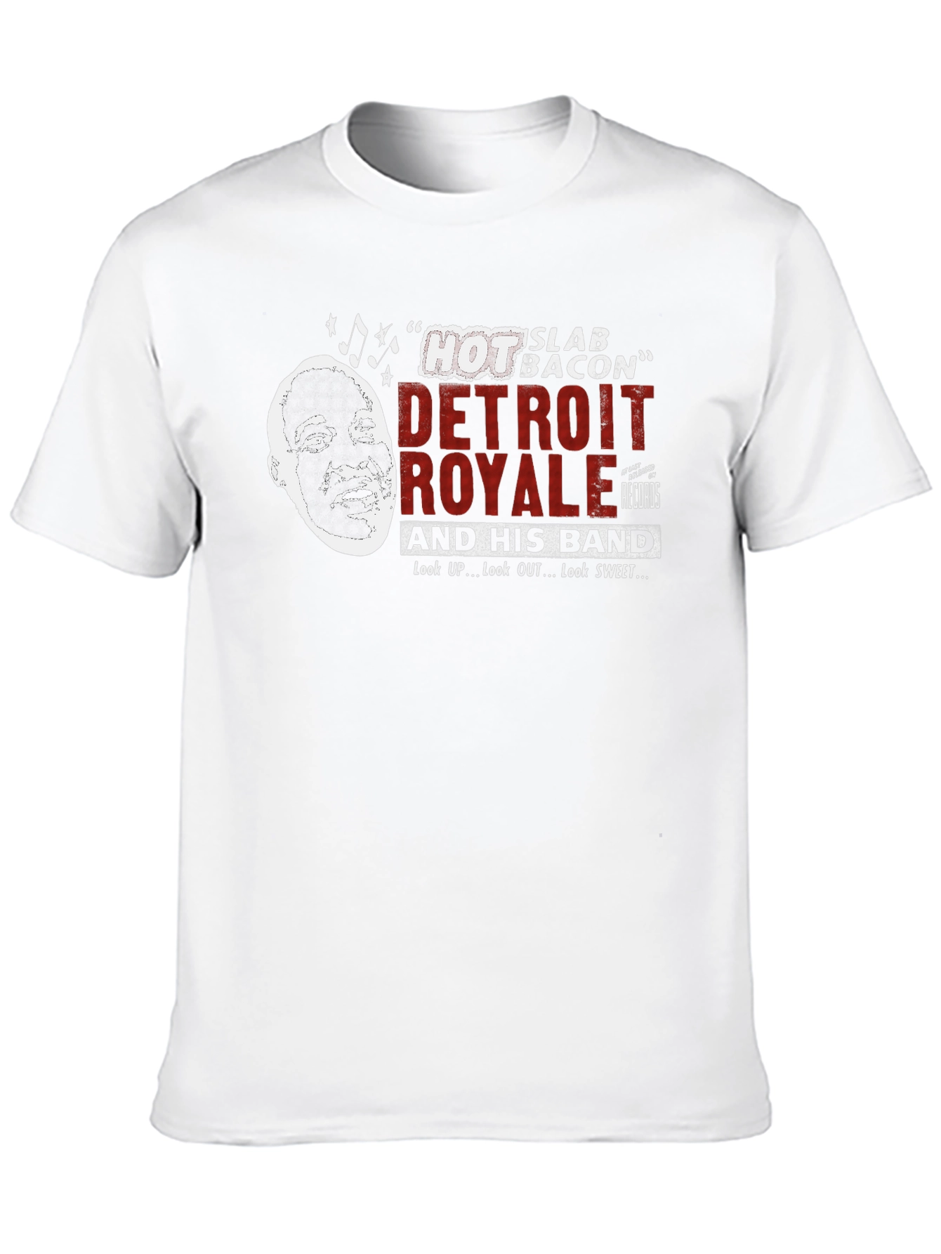 Detroit Royale Hot Slab Bacon Graphic T-Shirt