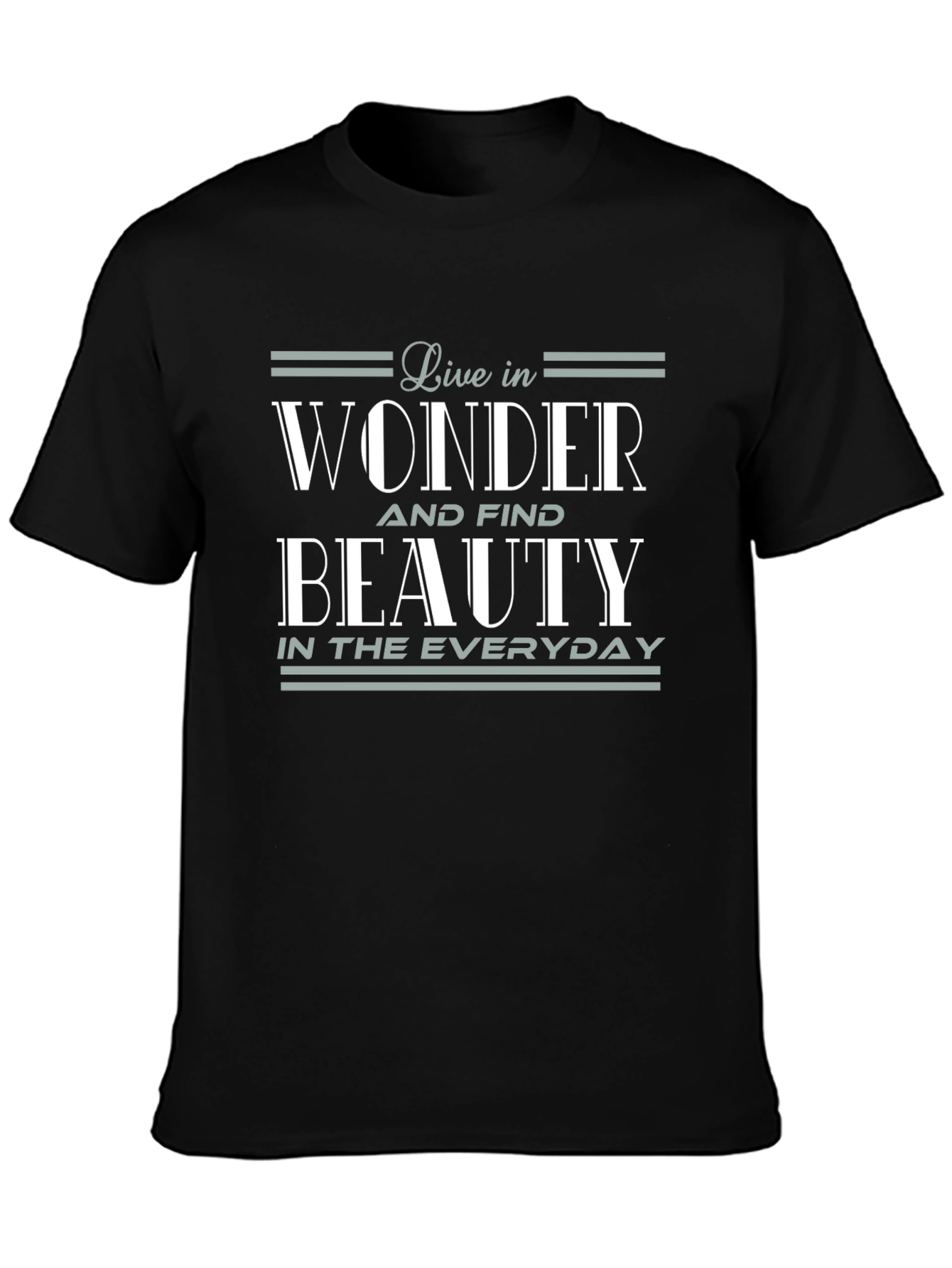 Live in Wonder Graphic T-Shirt - Everyday Beauty Tee