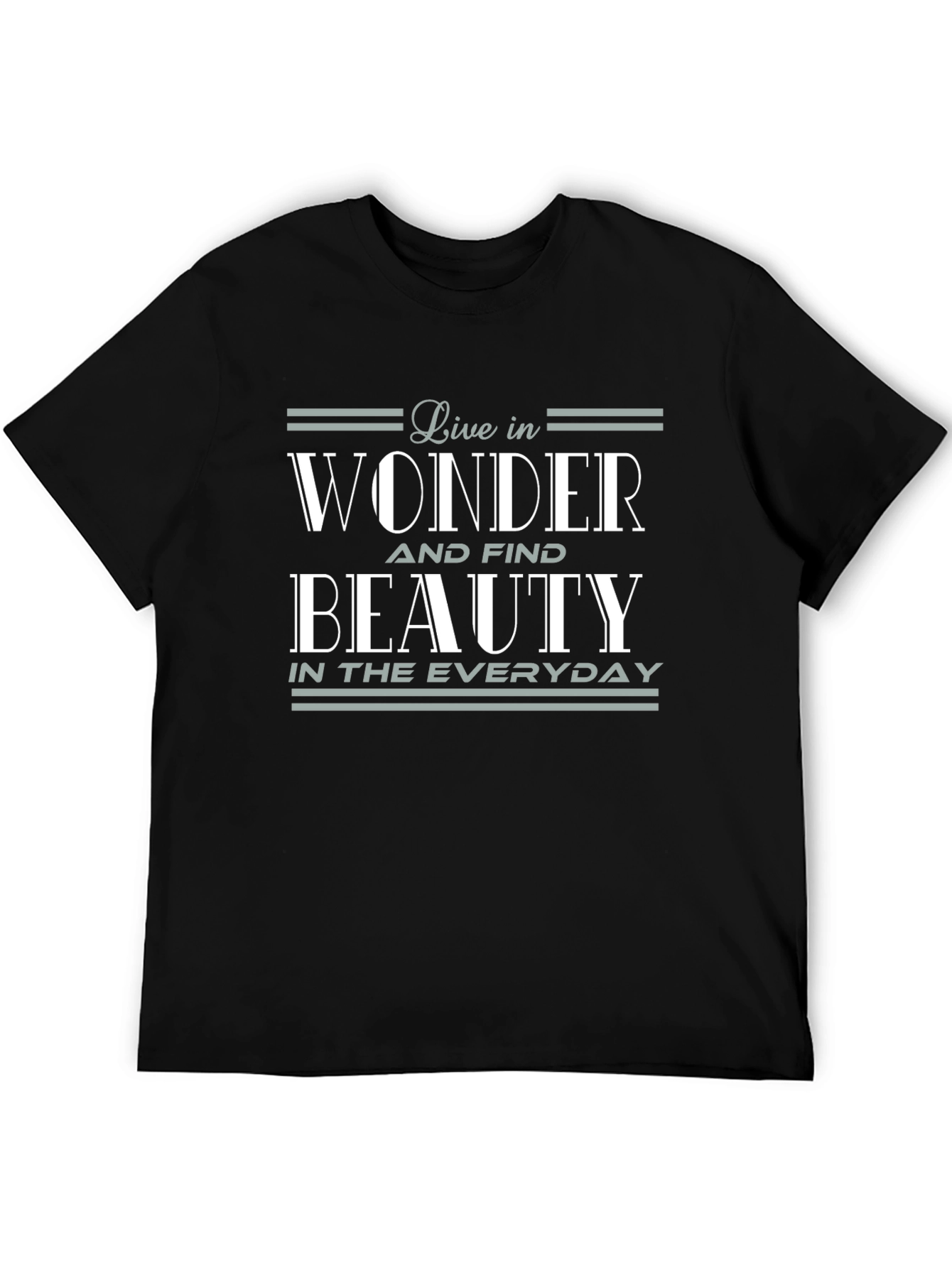 Live in Wonder Graphic T-Shirt - Everyday Beauty Tee