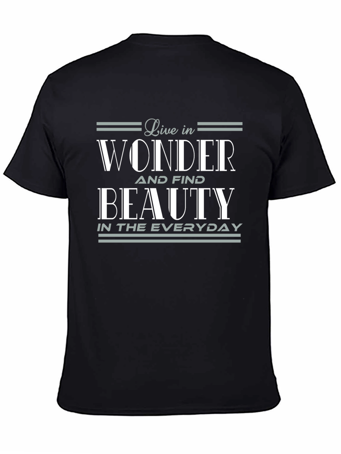 Live in Wonder Graphic T-Shirt - Everyday Beauty Tee
