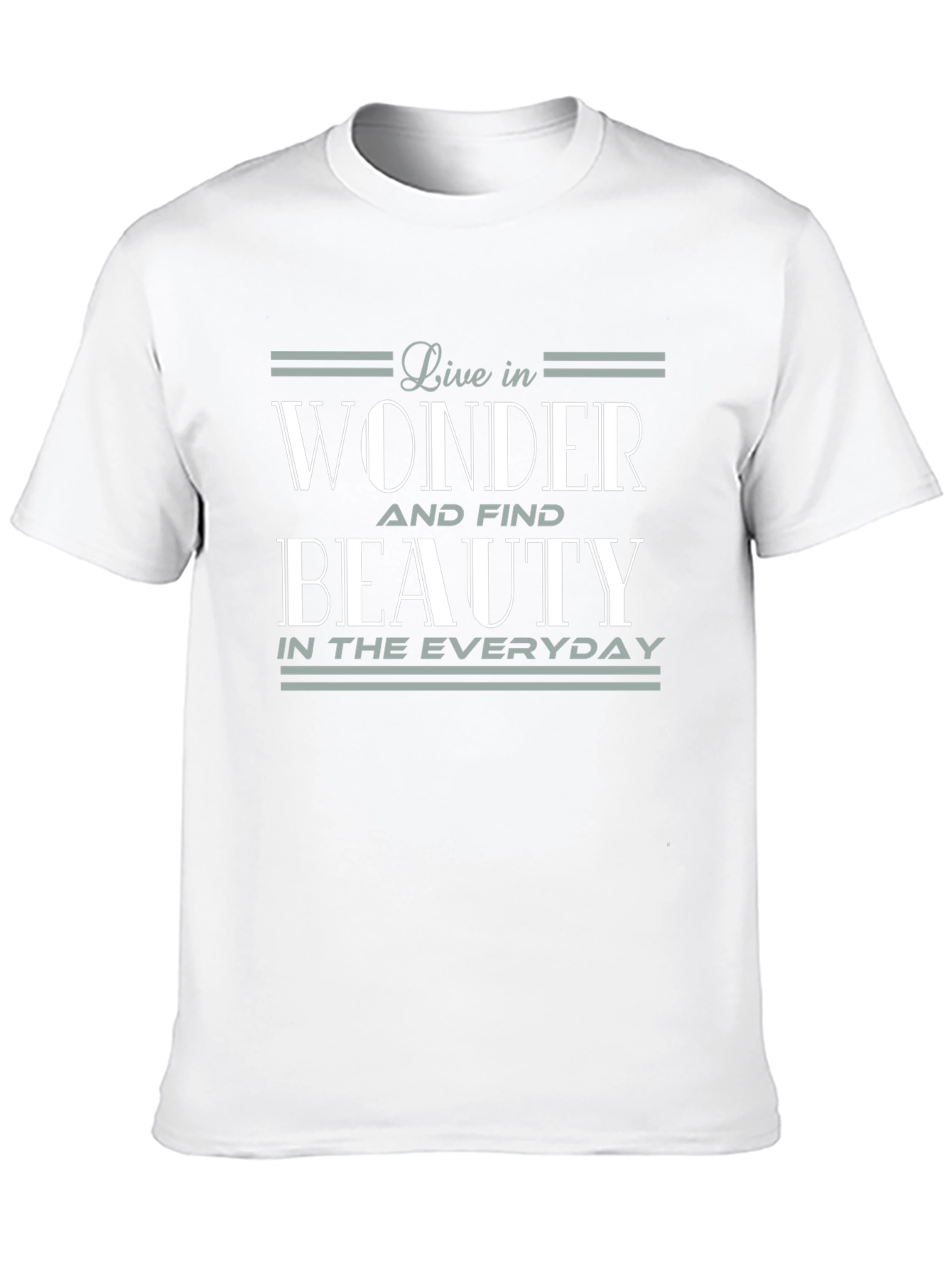 Live in Wonder Graphic T-Shirt - Everyday Beauty Tee