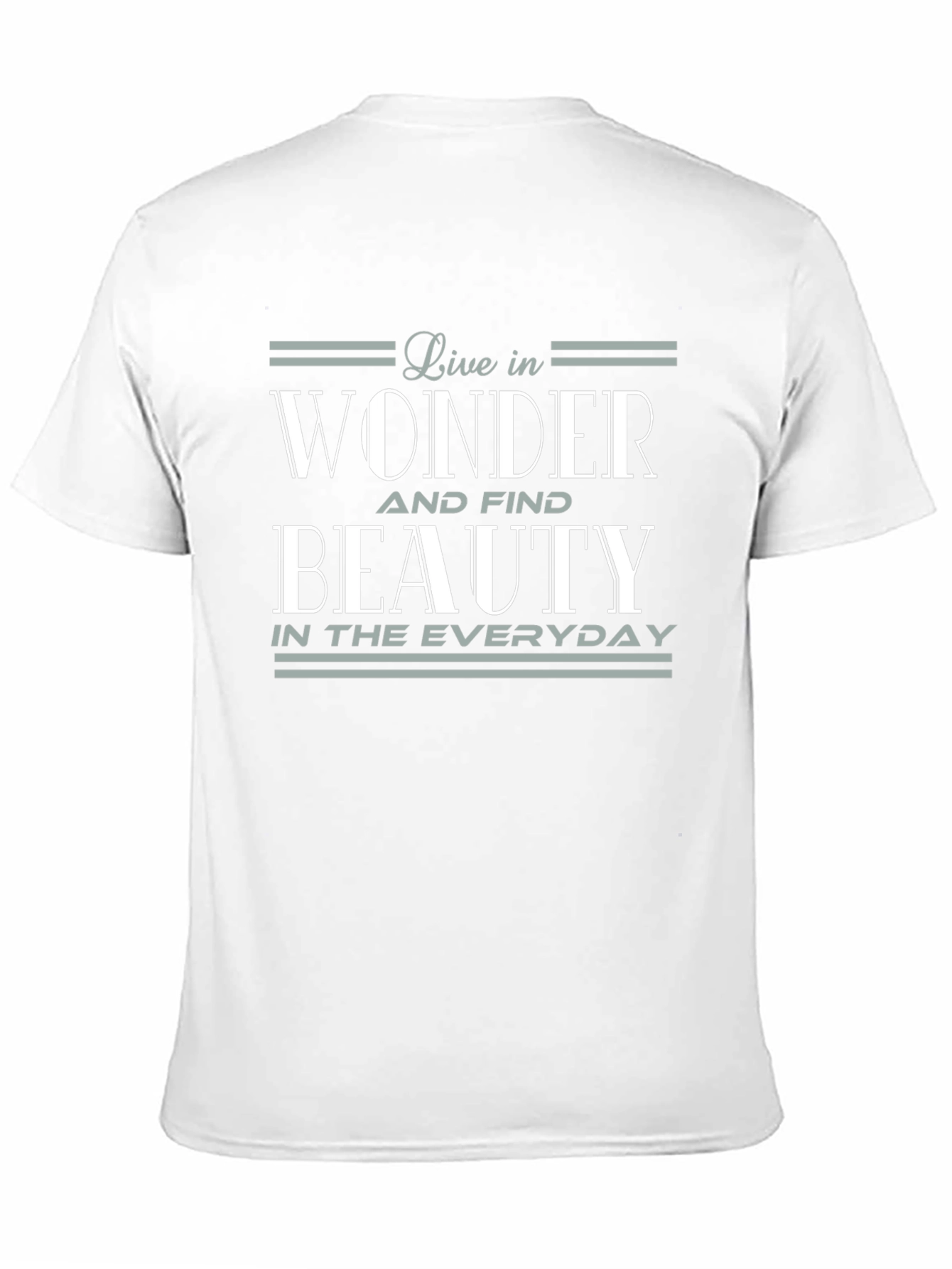 Live in Wonder Graphic T-Shirt - Everyday Beauty Tee