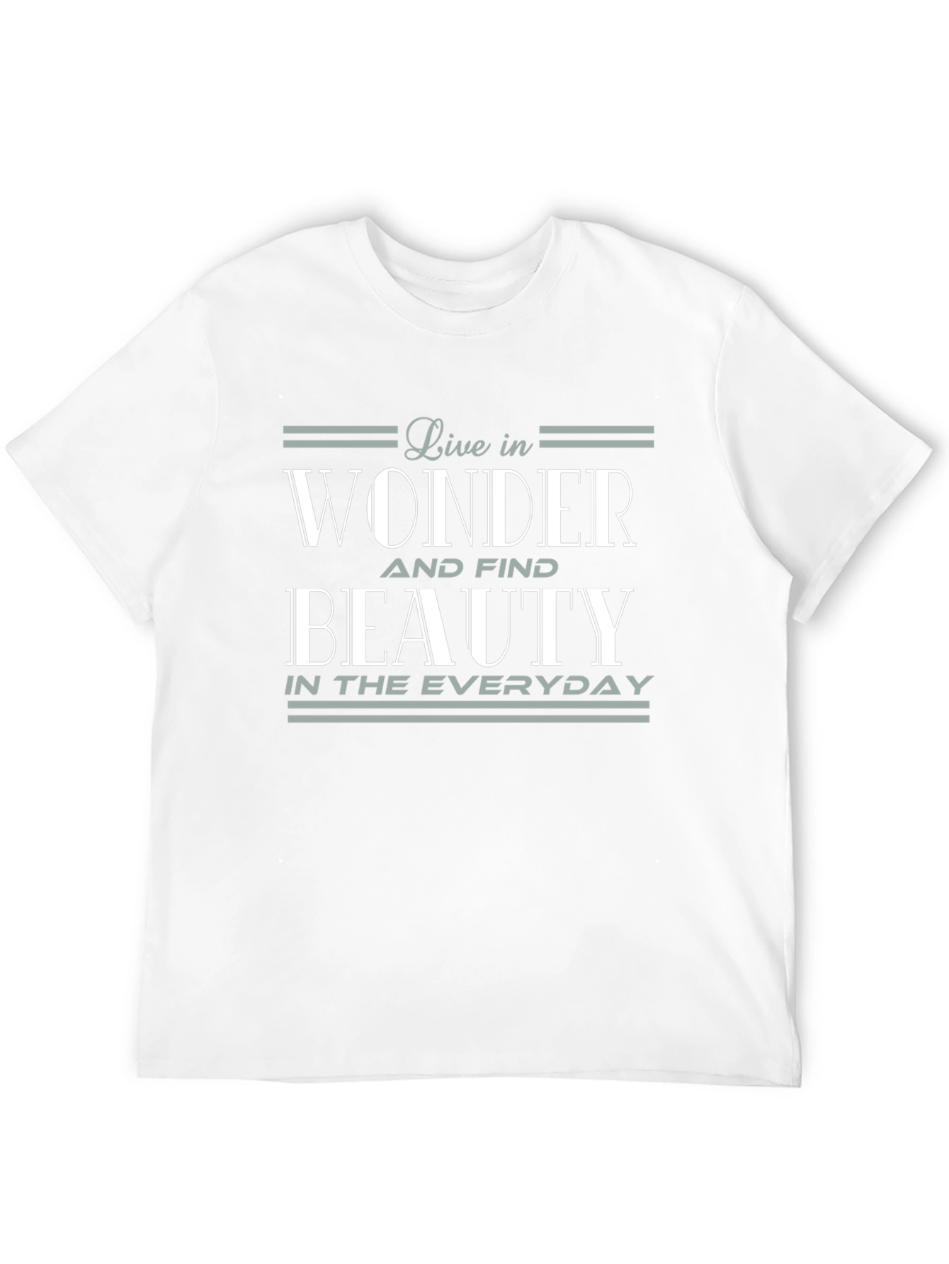 Live in Wonder Graphic T-Shirt - Everyday Beauty Tee