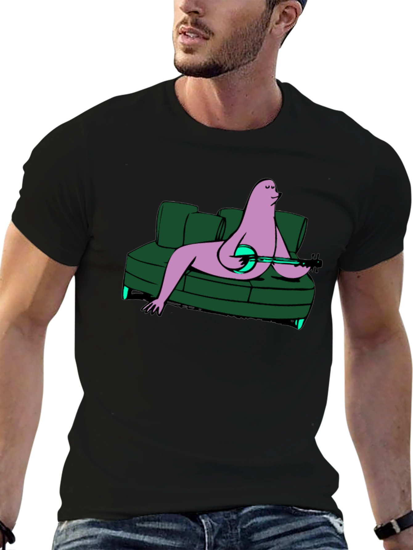 Relaxed Banjo Player Tee