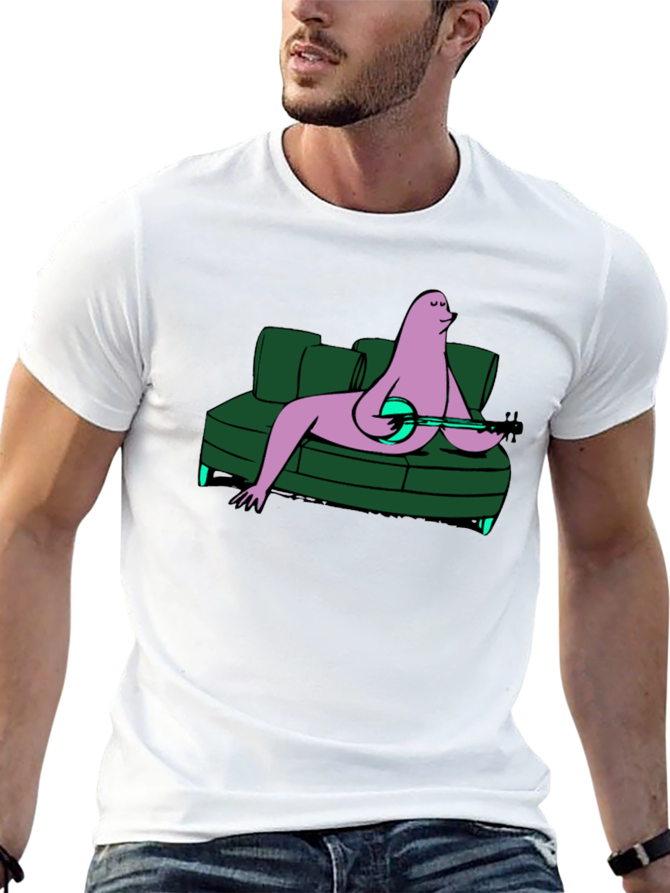 Relaxed Banjo Player Tee